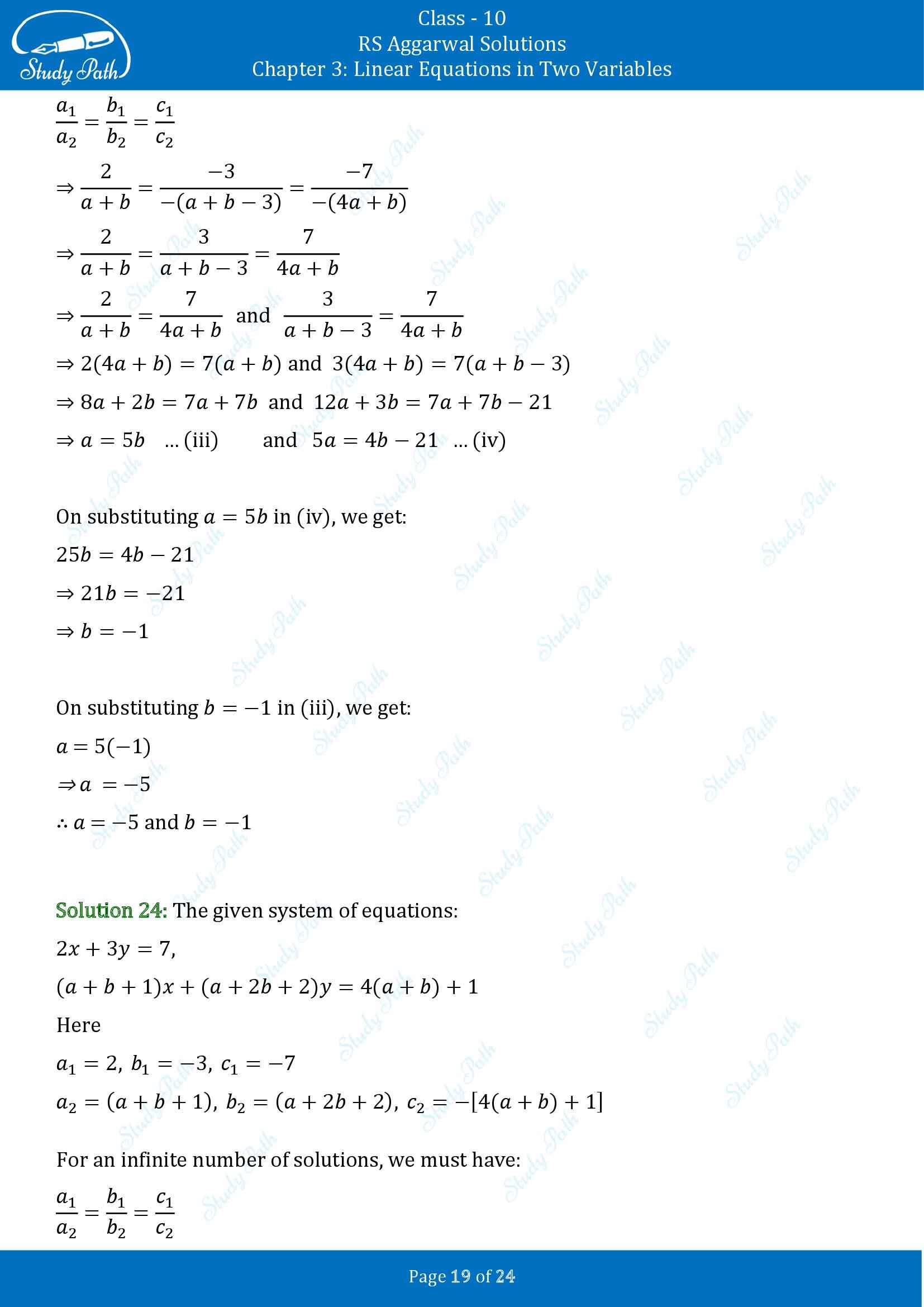 RS Aggarwal Solutions for Class 10 Chapter 3 Linear Equations in Two Variables Exercise 3D 00019