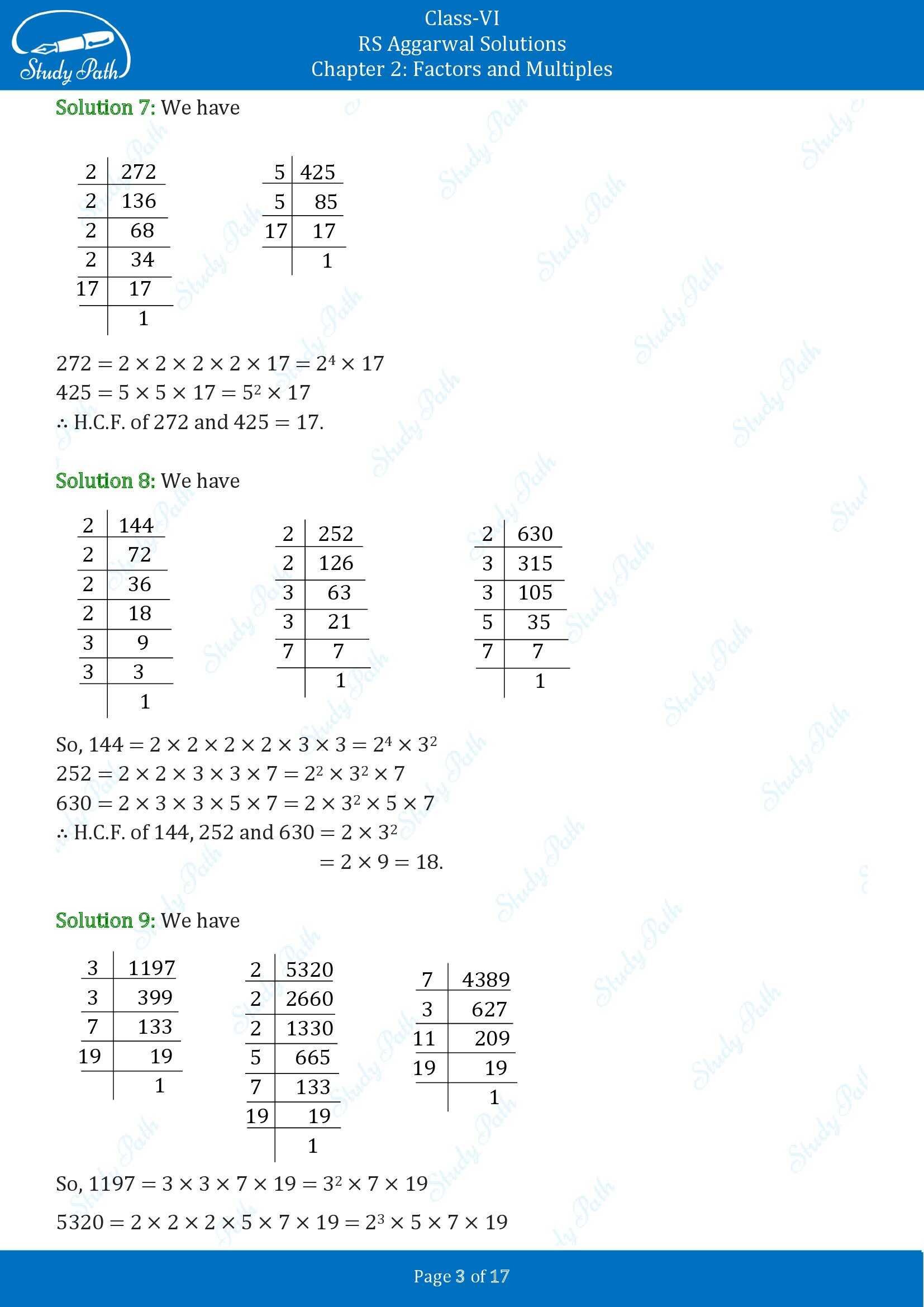 RS Aggarwal Solutions Class 6 Chapter 2 Factors and Multiples Exercise 2D 00003