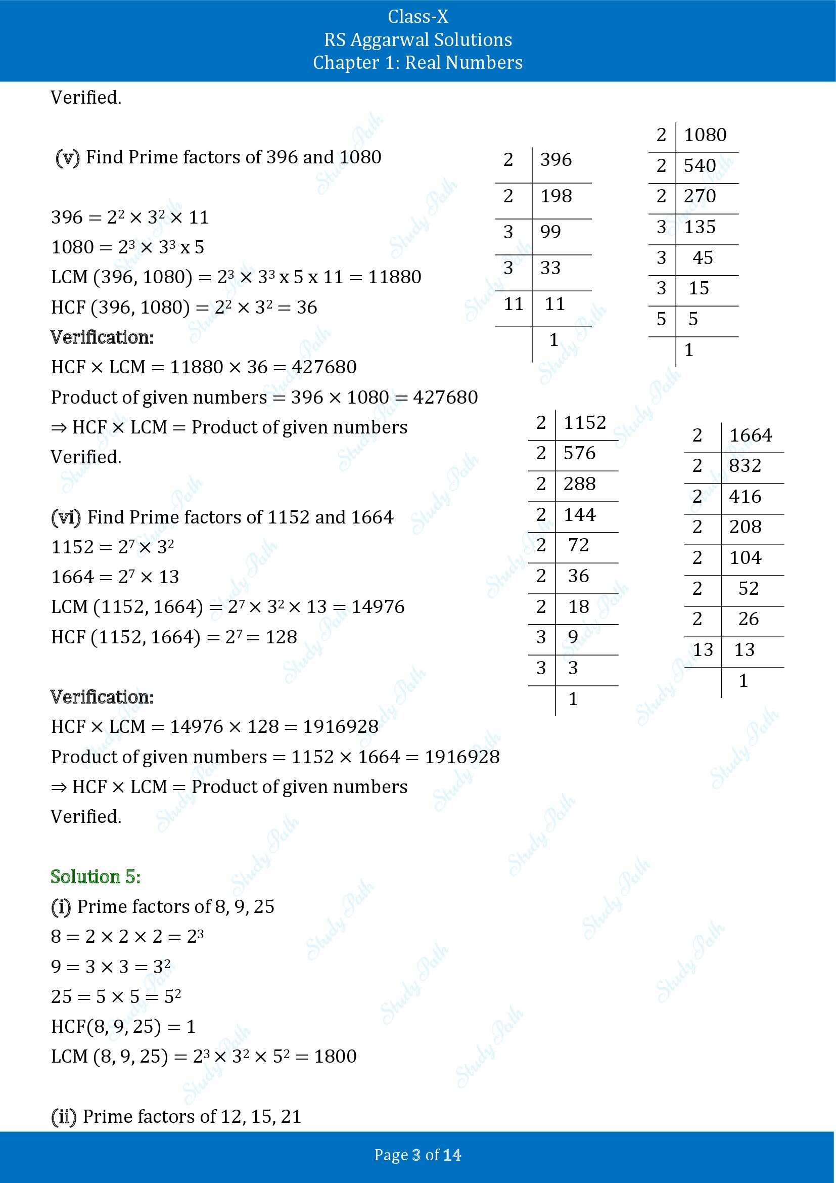 RS Aggarwal Solutions for Class 10 Chapter 1 Real Numbers Exercise 1B 00003