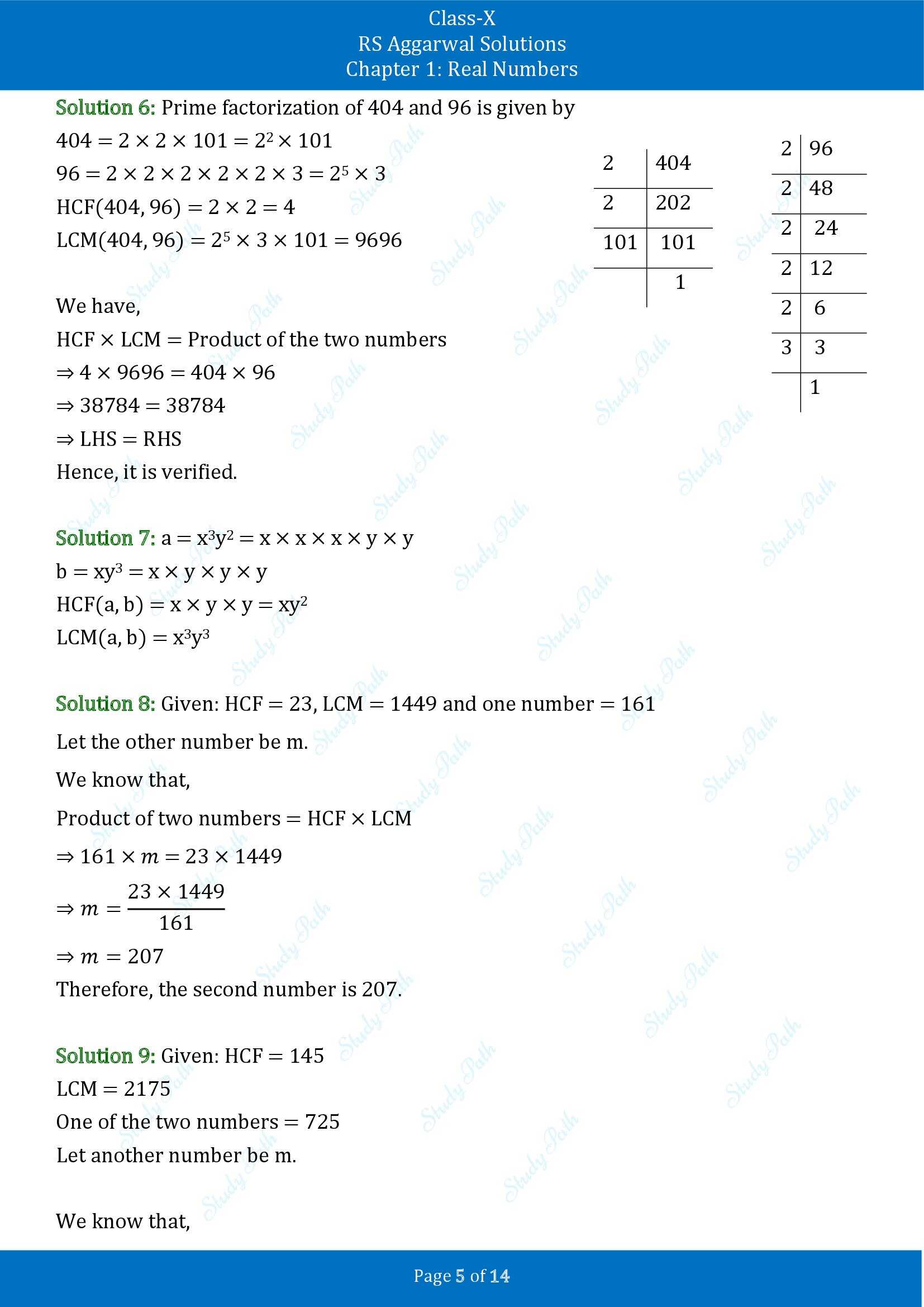 RS Aggarwal Solutions for Class 10 Chapter 1 Real Numbers Exercise 1B 00005