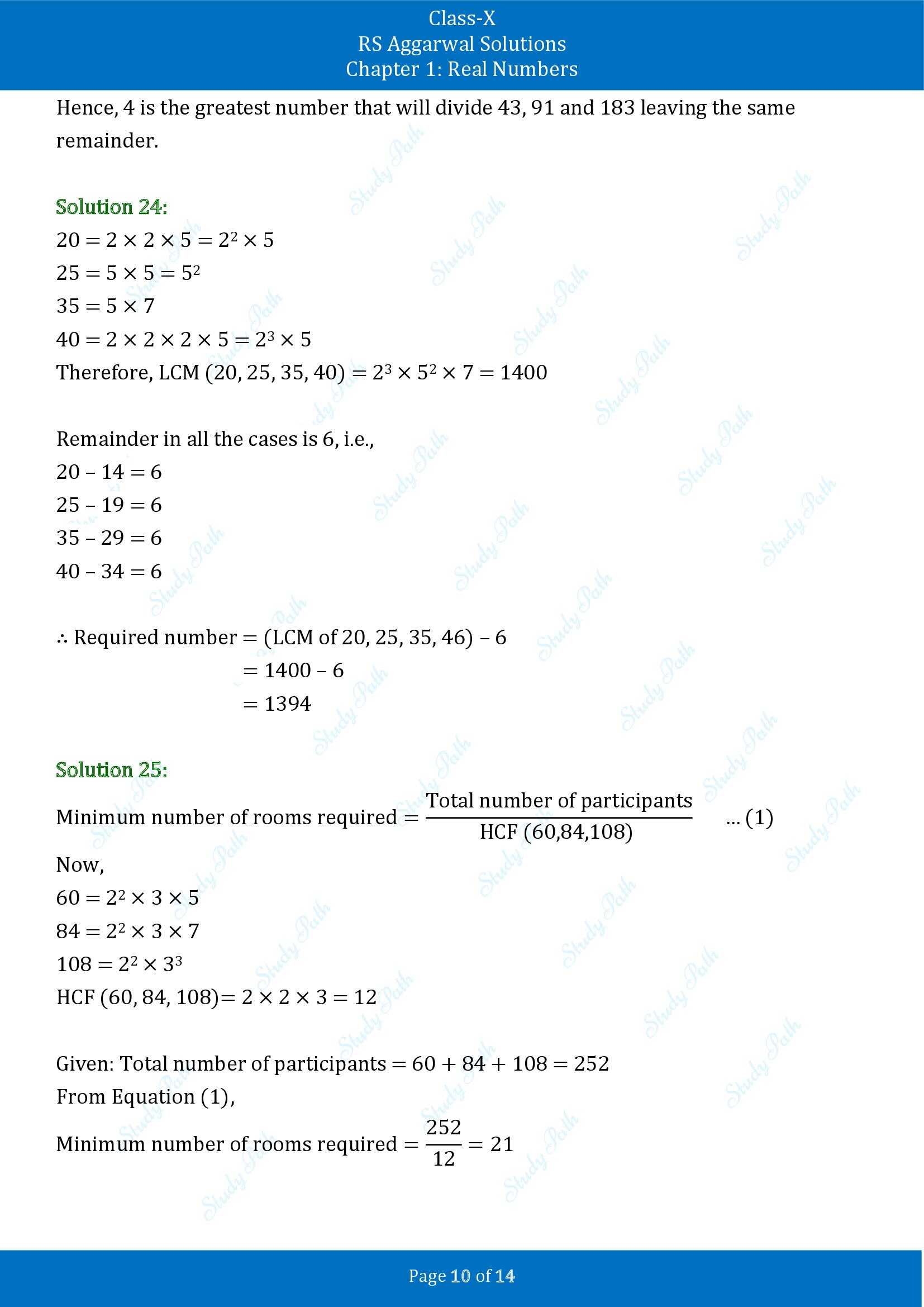 RS Aggarwal Solutions for Class 10 Chapter 1 Real Numbers Exercise 1B 00010