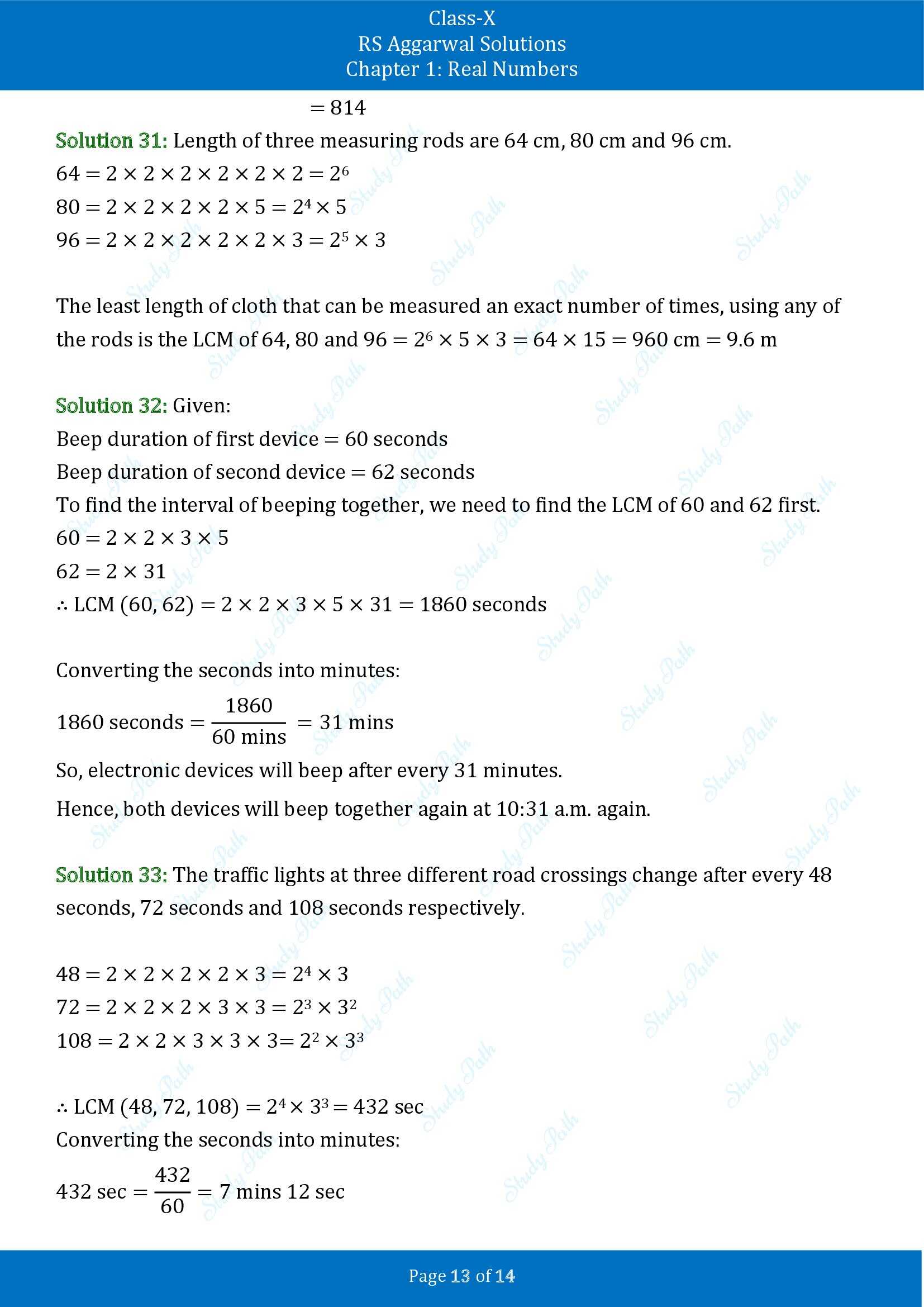 RS Aggarwal Solutions for Class 10 Chapter 1 Real Numbers Exercise 1B 00013