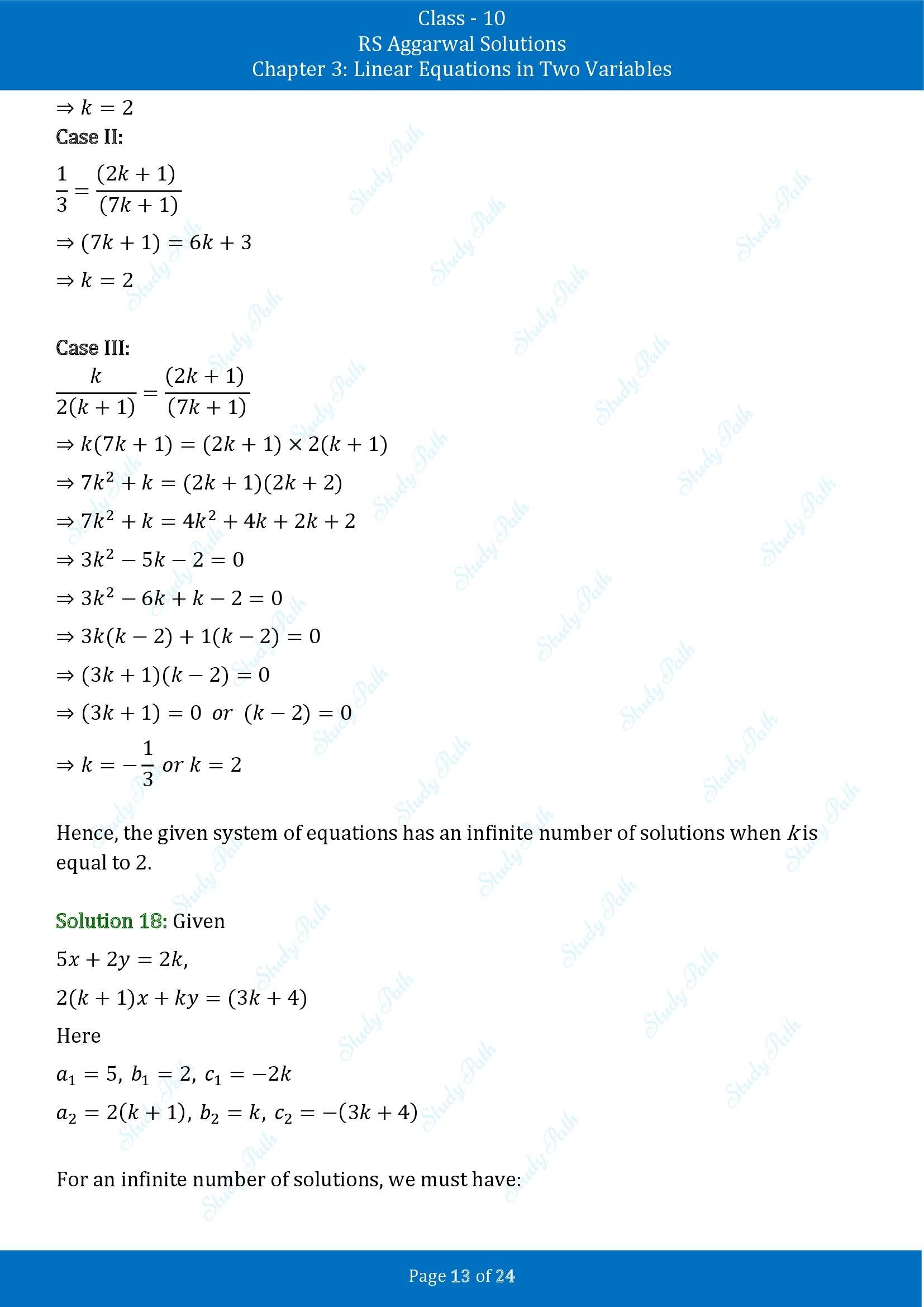 RS Aggarwal Solutions for Class 10 Chapter 3 Linear Equations in Two Variables Exercise 3D 00013