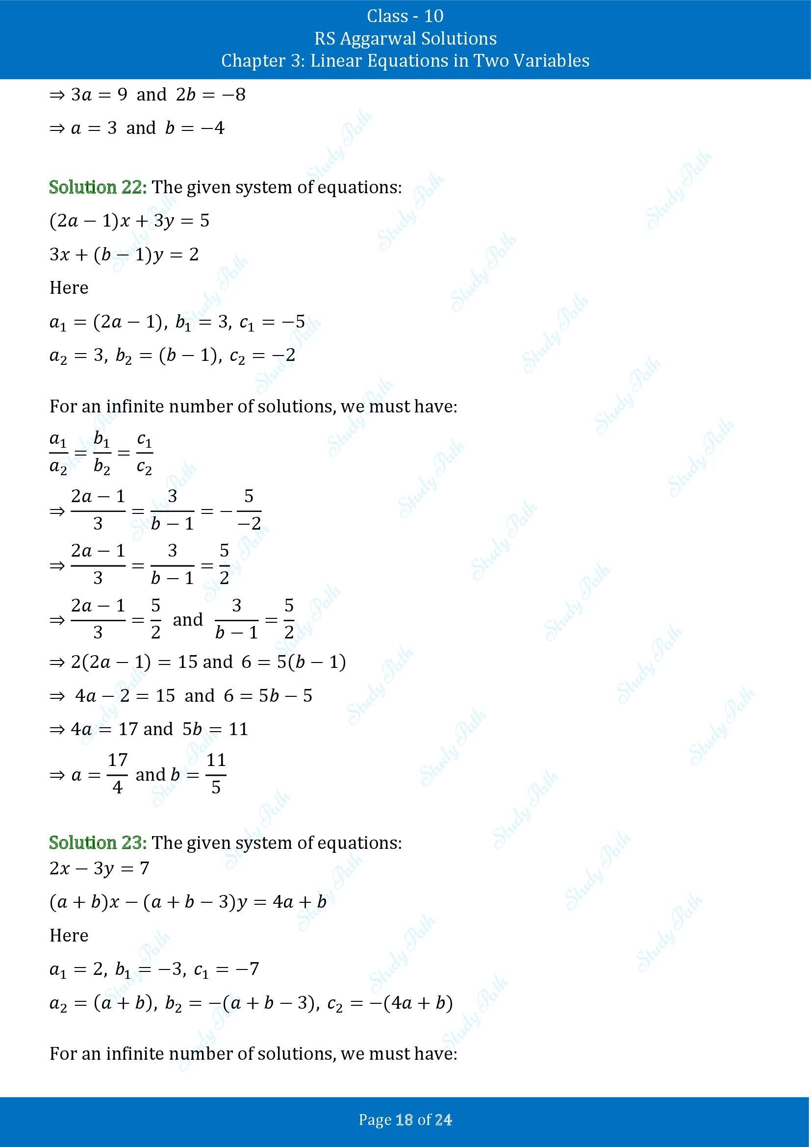 RS Aggarwal Solutions for Class 10 Chapter 3 Linear Equations in Two Variables Exercise 3D 00018