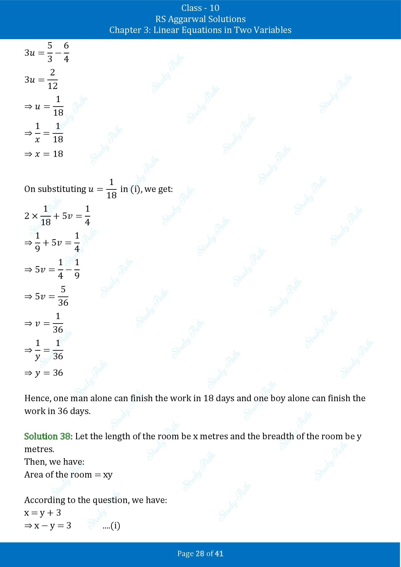 RS Aggarwal Solutions for Class 10 Chapter 3 Linear Equations in Two Variables Exercise 3E 00028