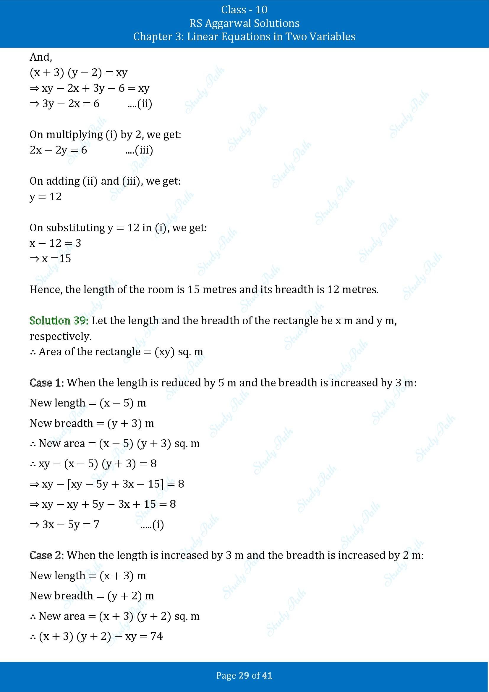RS Aggarwal Solutions for Class 10 Chapter 3 Linear Equations in Two Variables Exercise 3E 00029