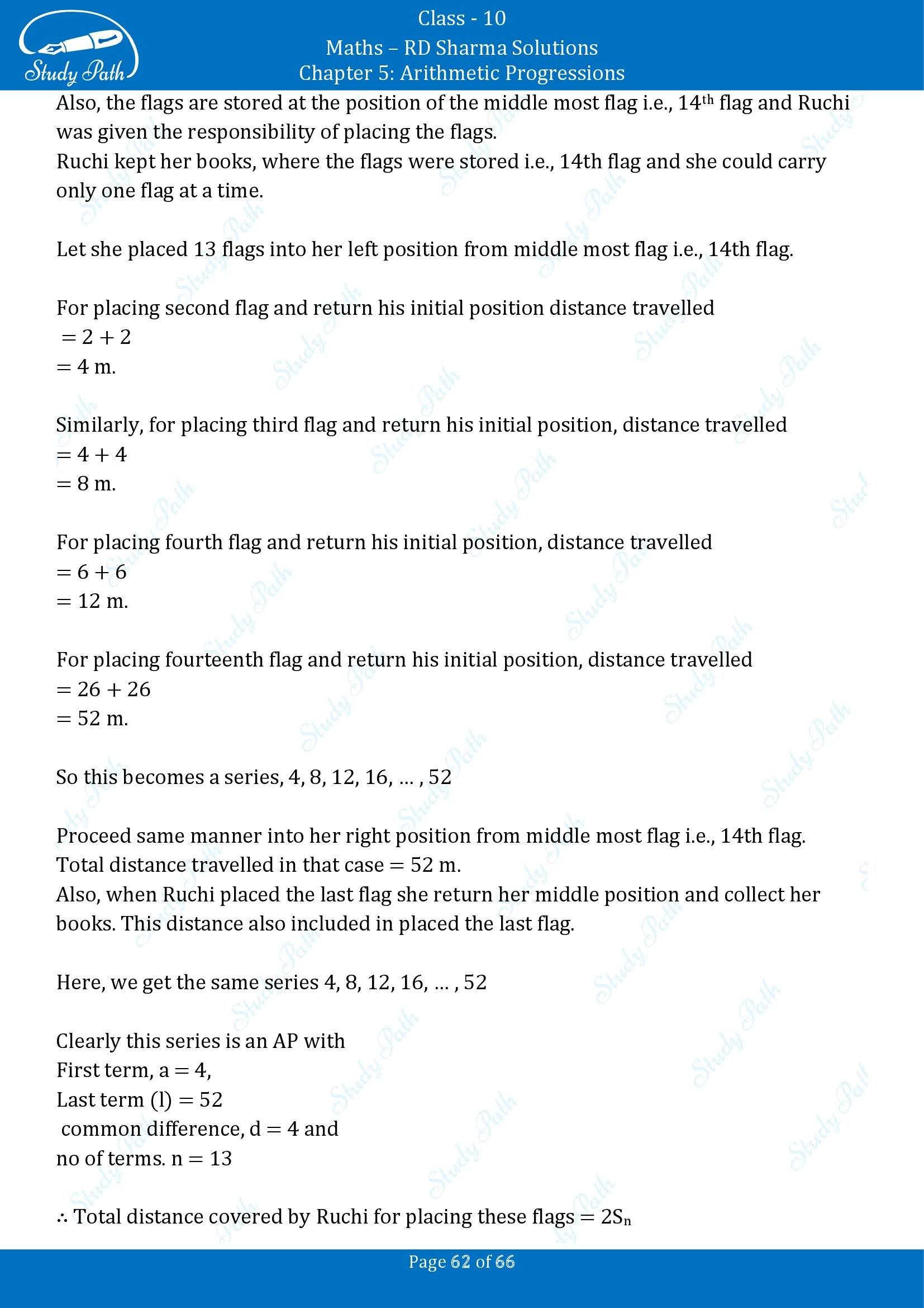 RD Sharma Solutions Class 10 Chapter 5 Arithmetic Progressions Exercise 5.6 00062