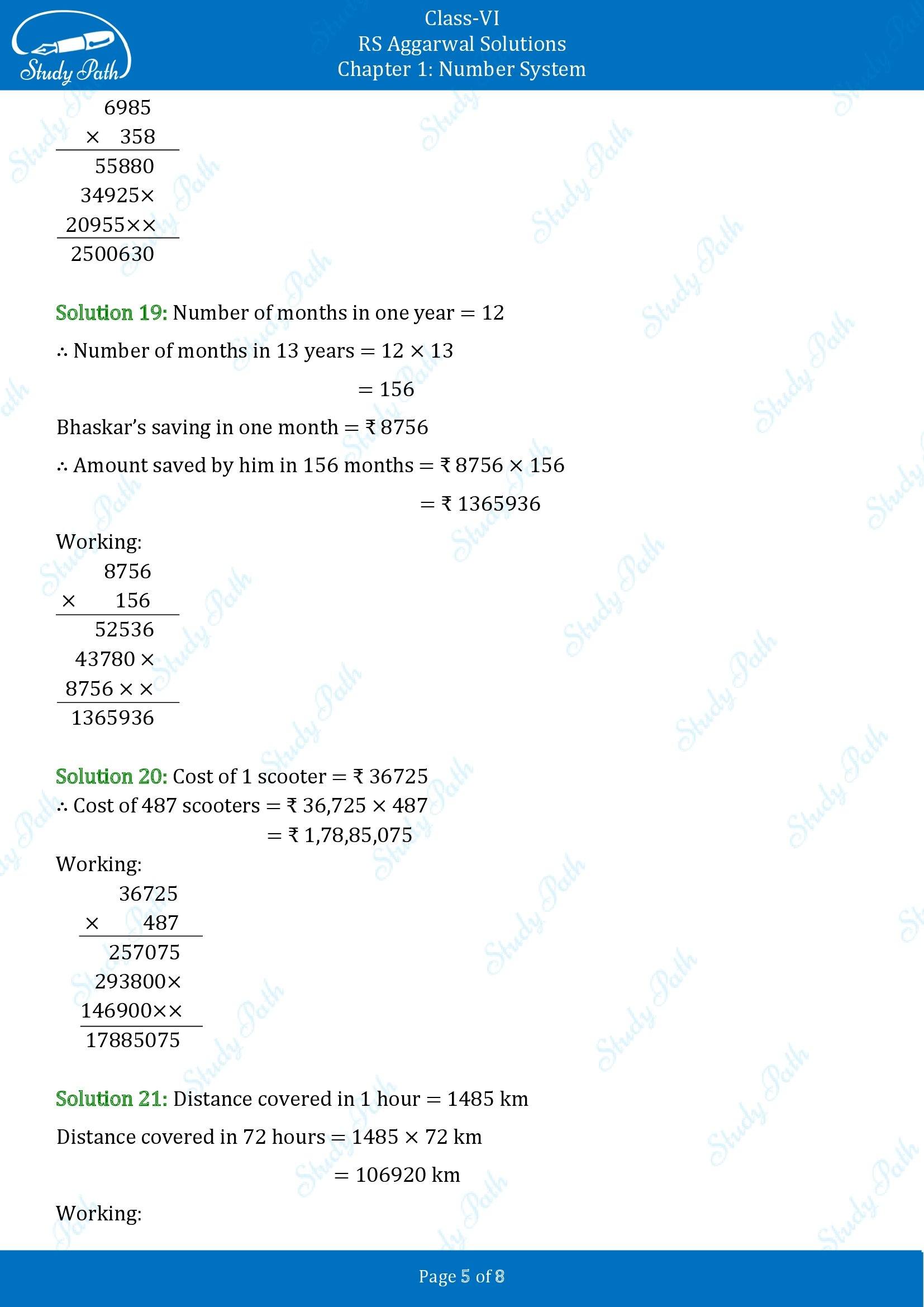 RS Aggarwal Solutions Class 6 Chapter 1 Number System Exercise 1C 00005