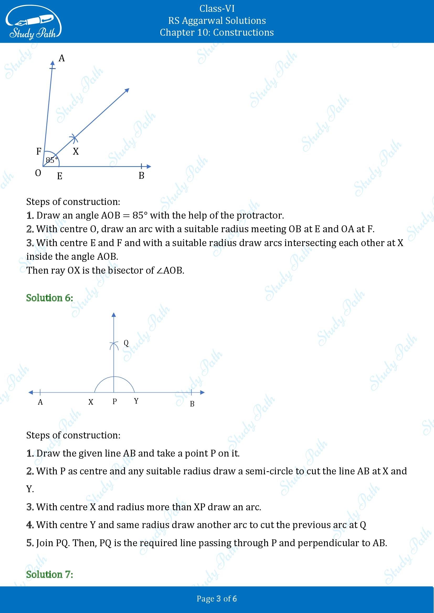 RS Aggarwal Solutions Class 6 Chapter 10 Constructions Exercise 10A 00003