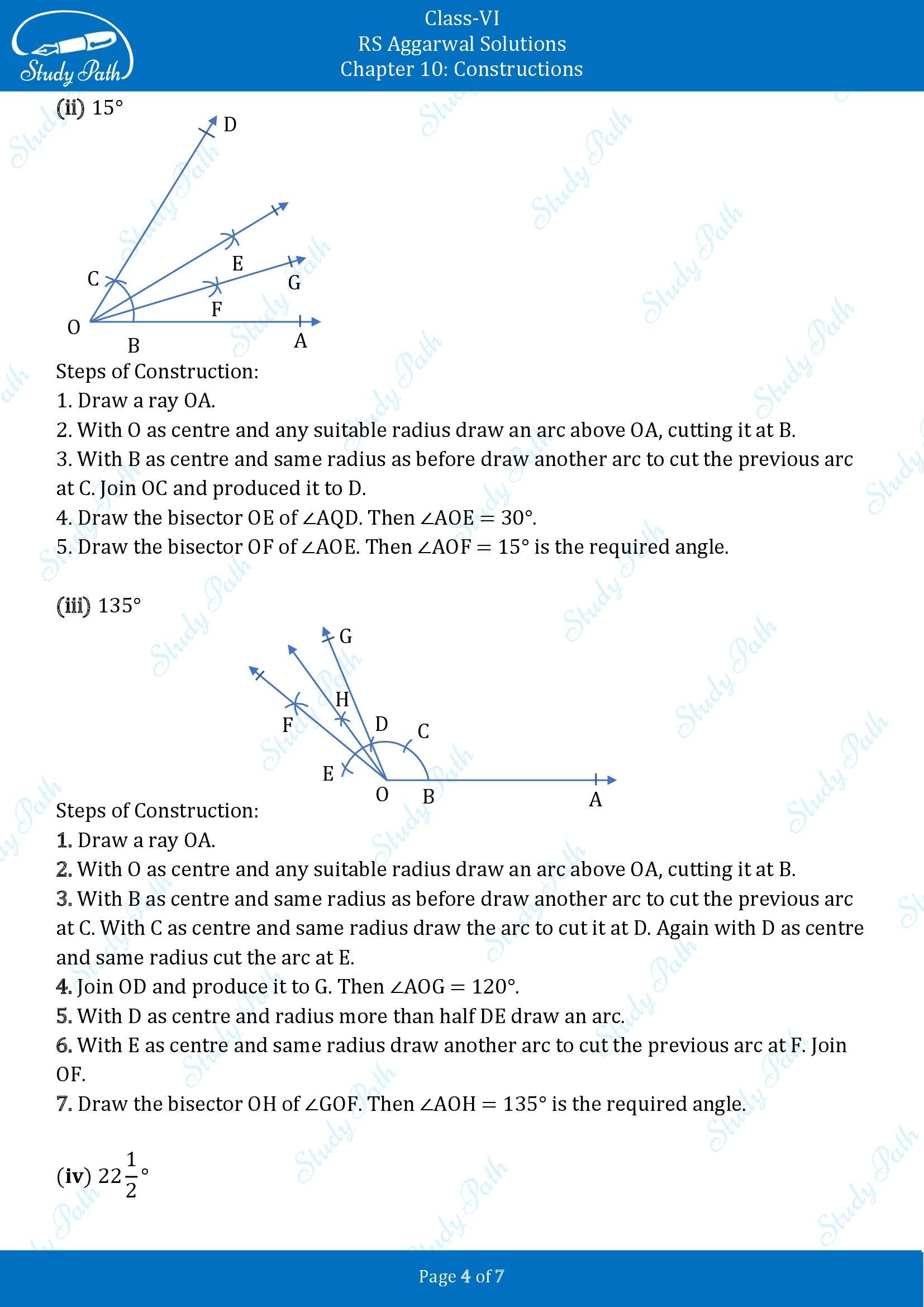 RS Aggarwal Solutions Class 6 Chapter 10 Constructions Exercise 10B 00004