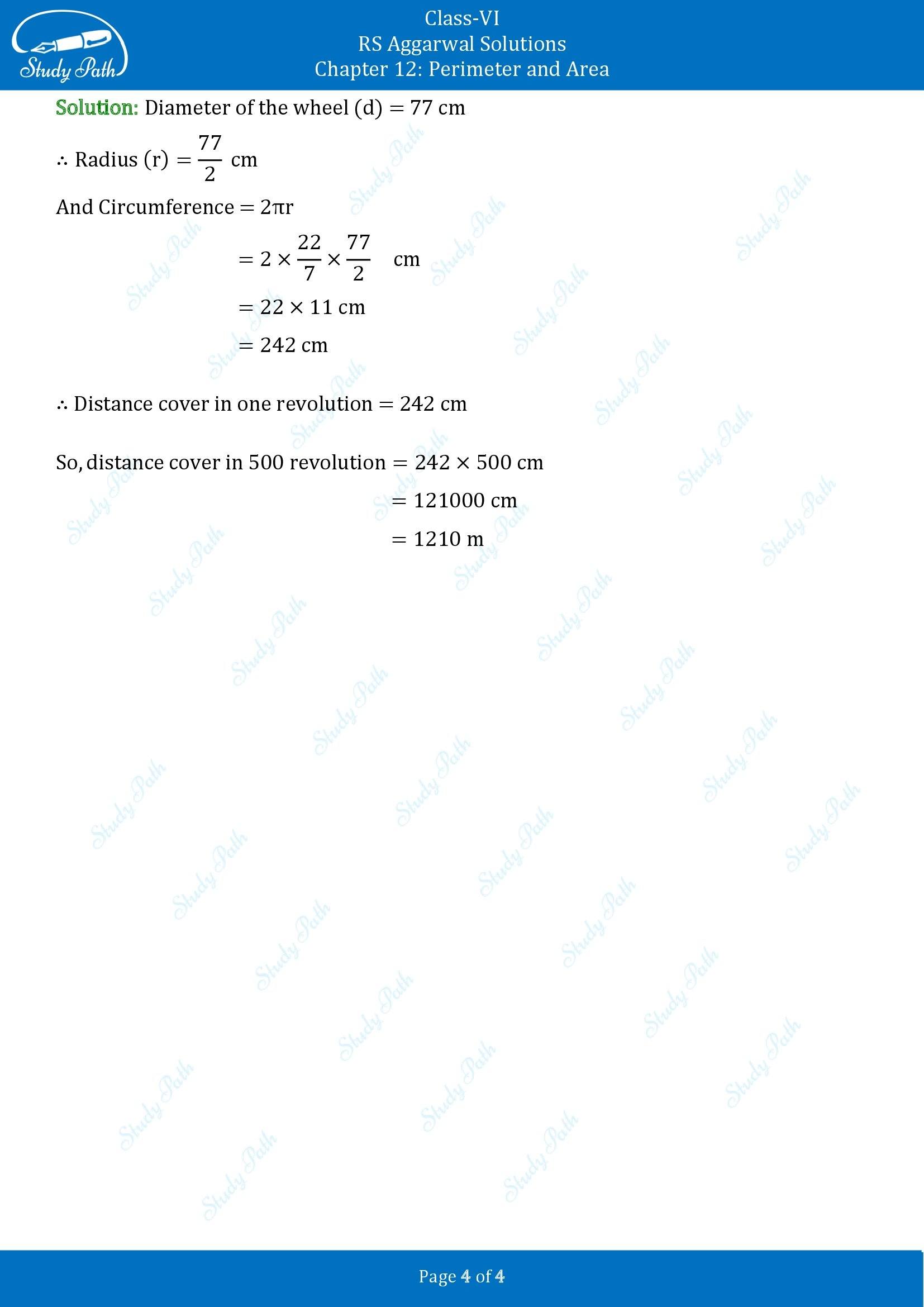 RS Aggarwal Solutions Class 6 Chapter 12 Perimeter and Area Exercise 12B 00004