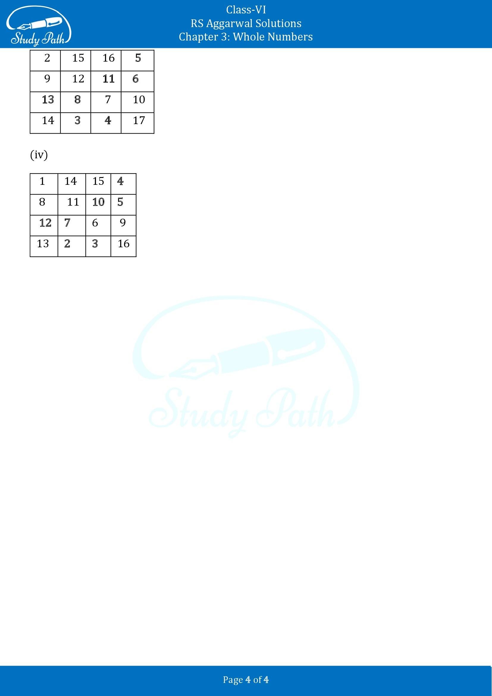 RS Aggarwal Solutions Class 6 Chapter 3 Whole Numbers Exercise 3B 00004