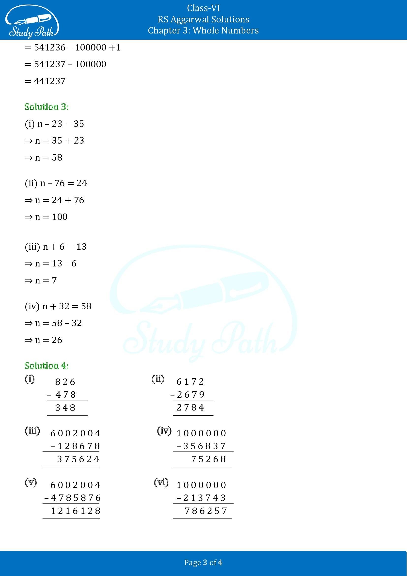 RS Aggarwal Solutions Class 6 Chapter 3 Whole Numbers Exercise 3C 00003