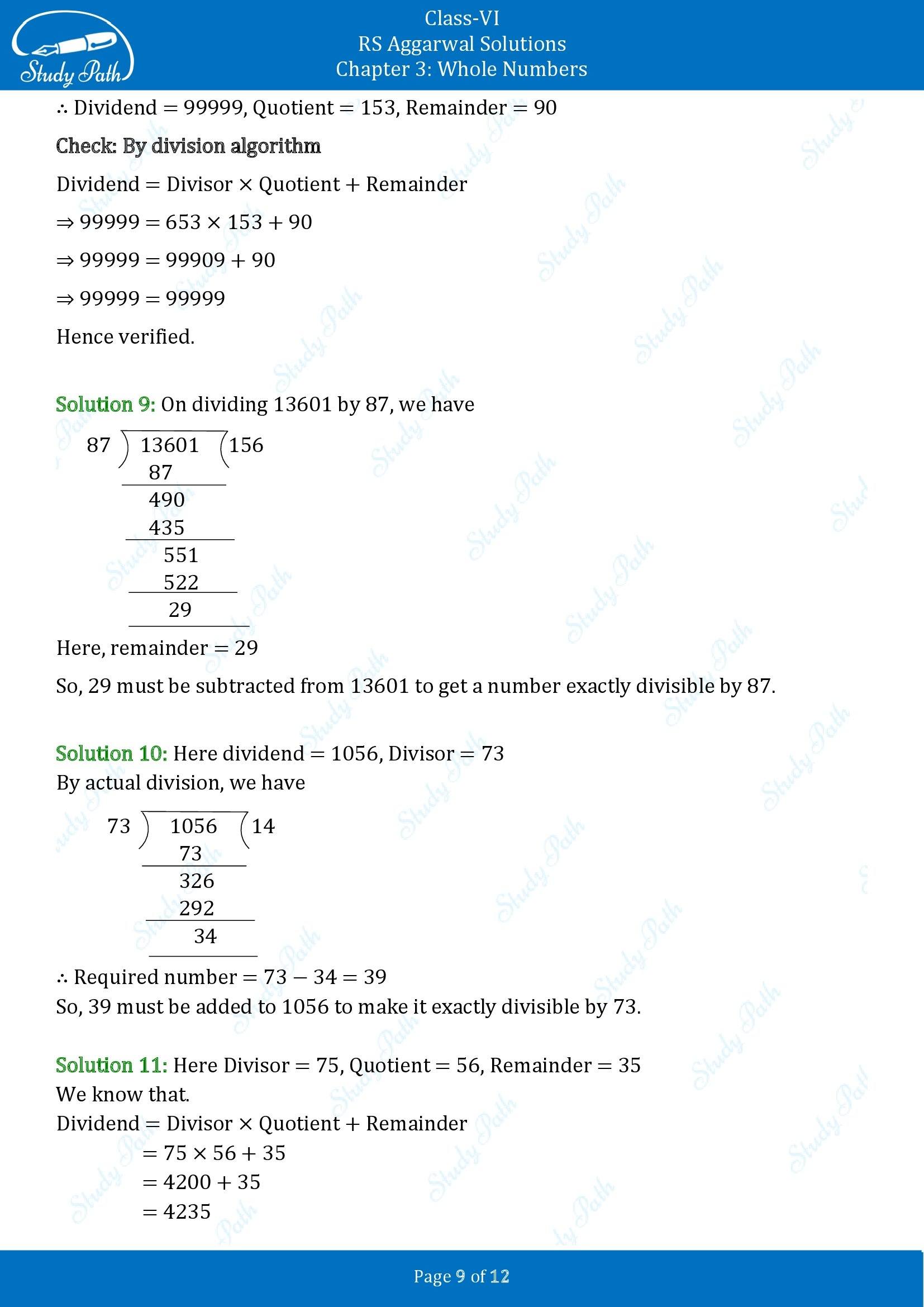 RS Aggarwal Solutions Class 6 Chapter 3 Whole Numbers Exercise 3E 00009