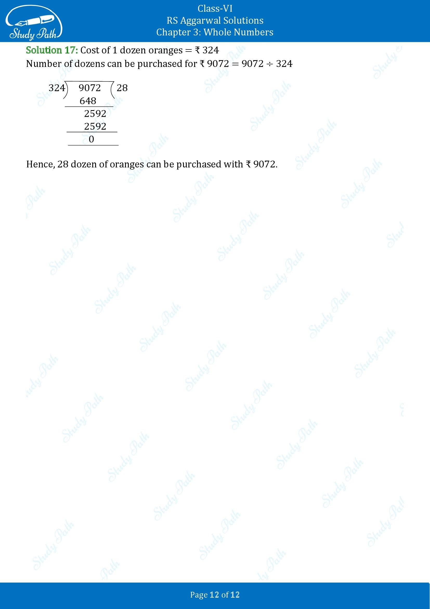 RS Aggarwal Solutions Class 6 Chapter 3 Whole Numbers Exercise 3E 00012