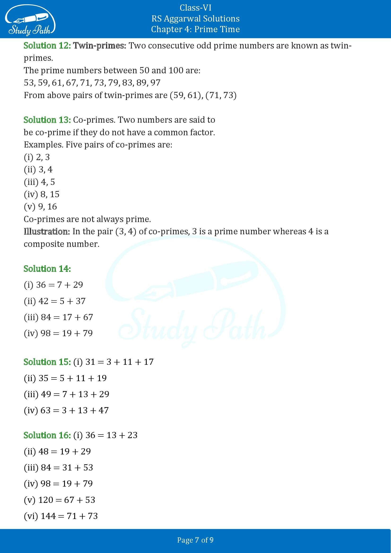 RS Aggarwal Solutions Class 6 Chapter 4 Prime Time Exercise 4A 00007