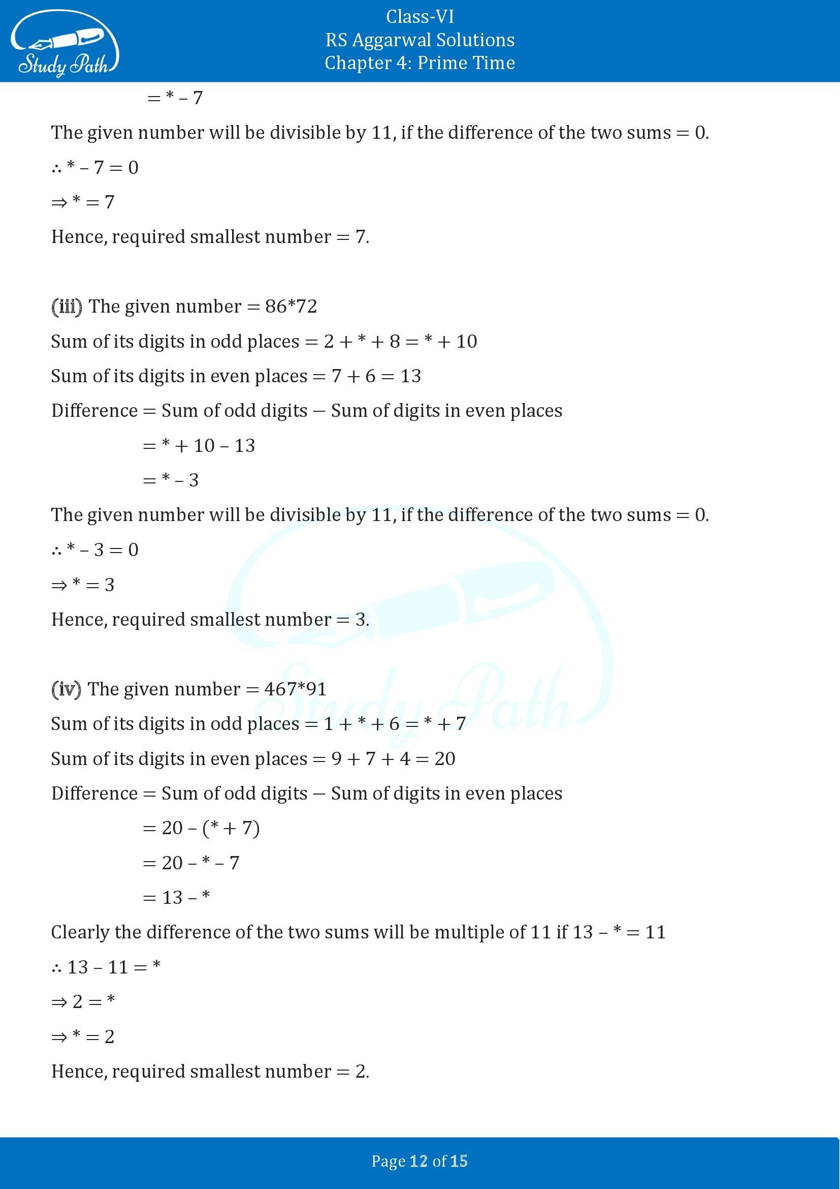RS Aggarwal Solutions Class 6 Chapter 4 Prime Time Exercise 4B 00012