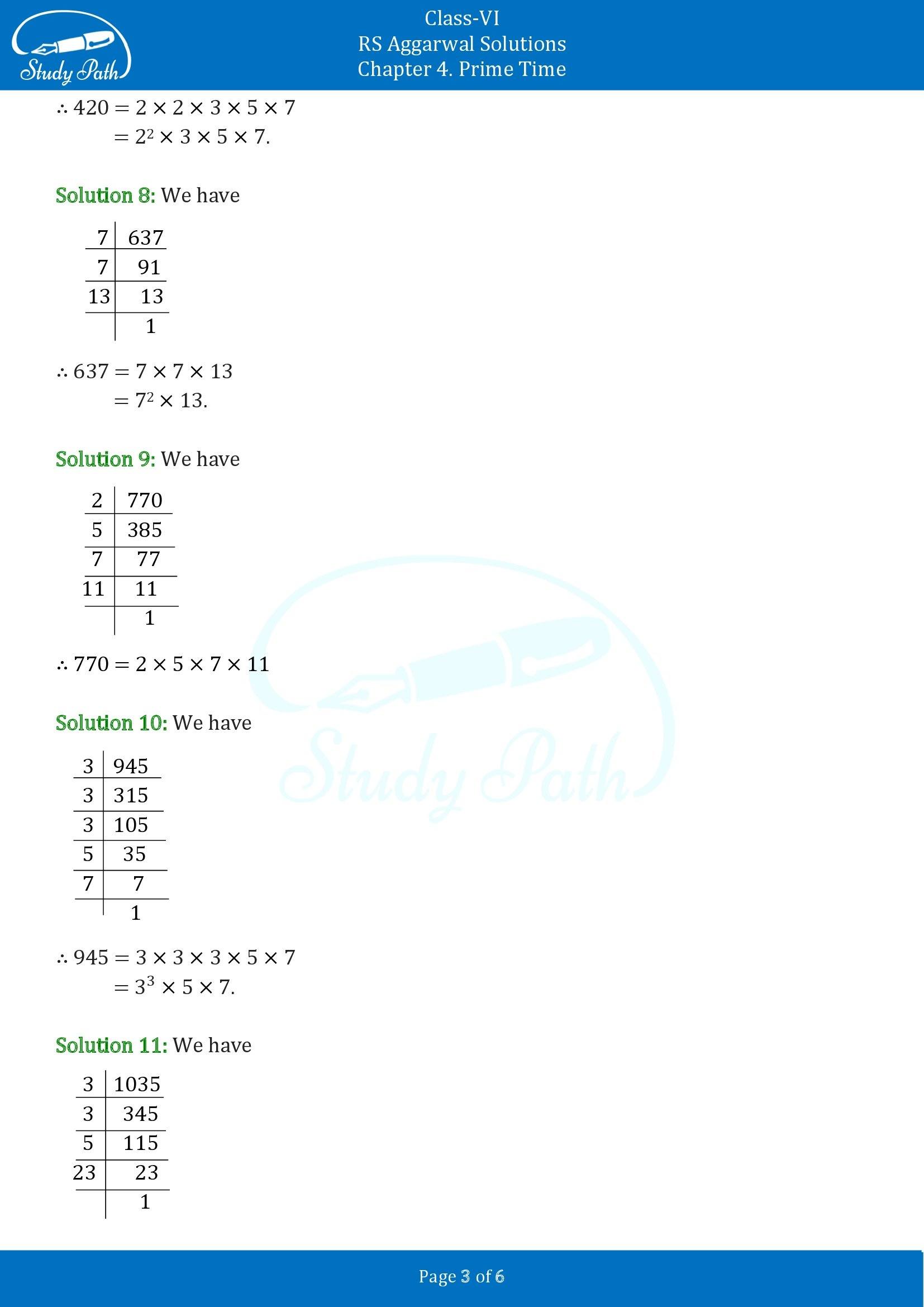 RS Aggarwal Solutions Class 6 Chapter 4 Prime Time Exercise 4C 00003