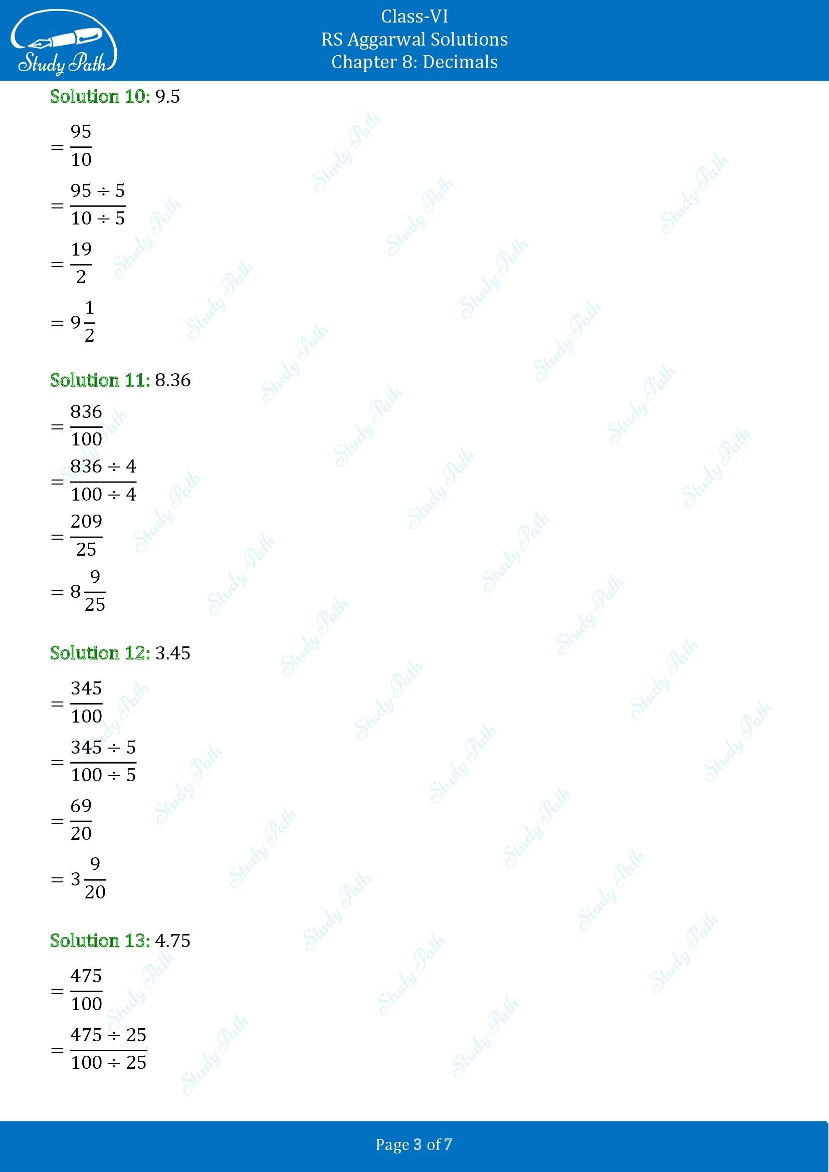 RS Aggarwal Solutions Class 6 Chapter 8 Decimals Exercise 8B 00003