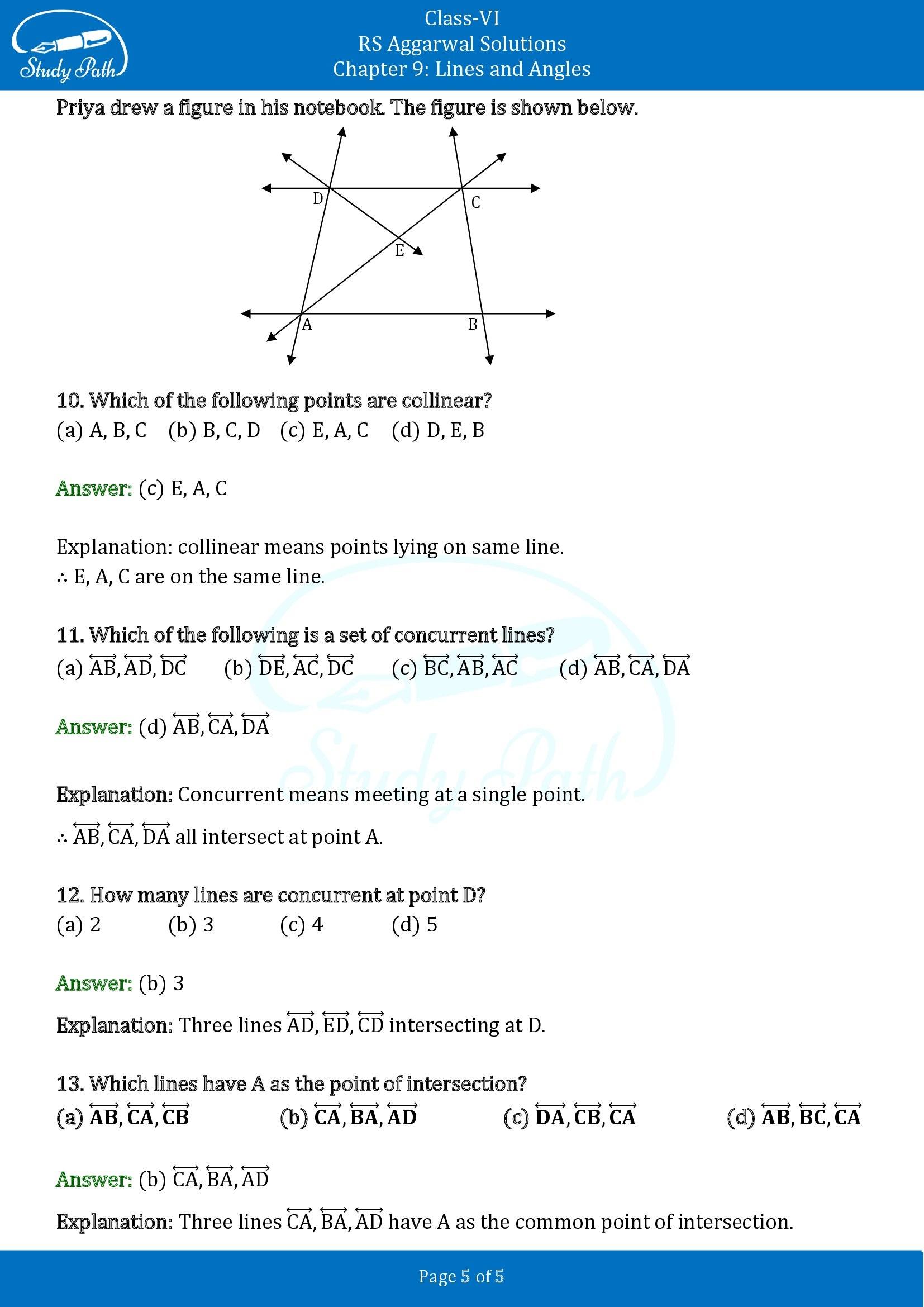 RS Aggarwal Solutions Class 6 Chapter 9 Lines and Angles Exercise 9D 00005