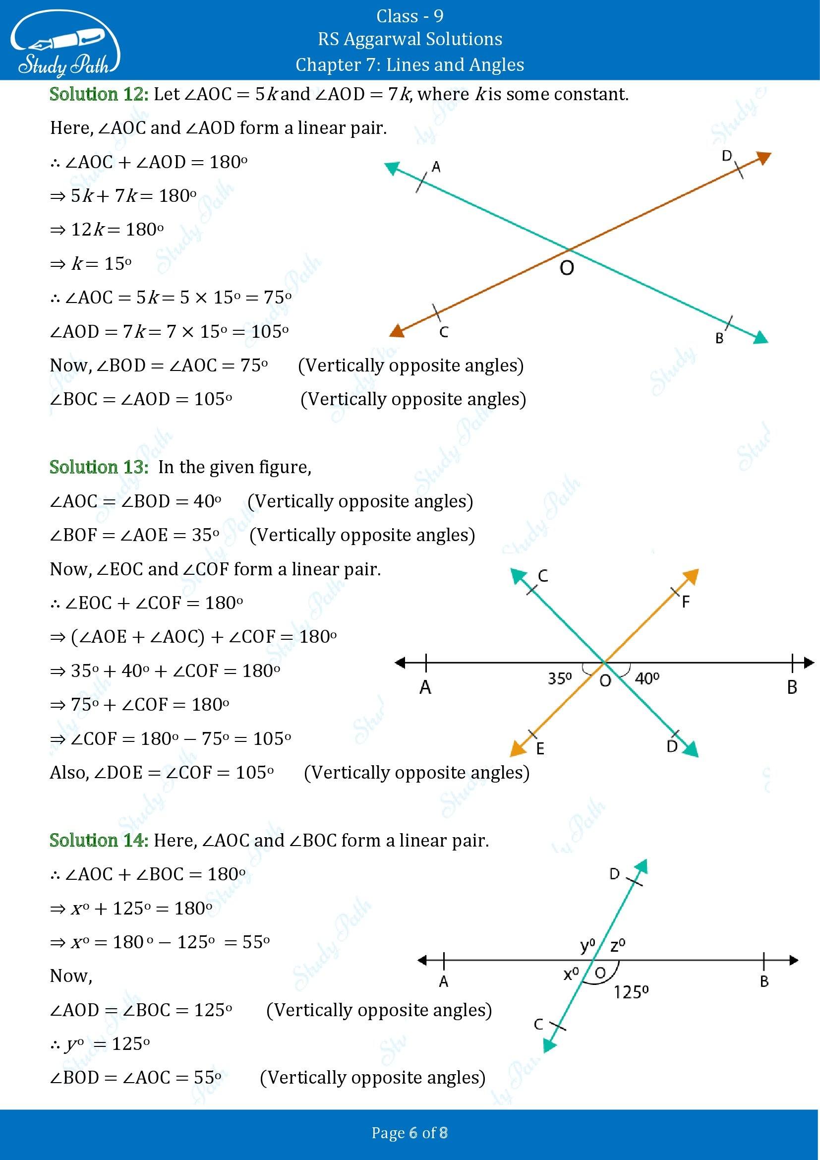 RS Aggarwal Solutions Class 9 Chapter 7 Lines and Angles Exercise 7B 00006