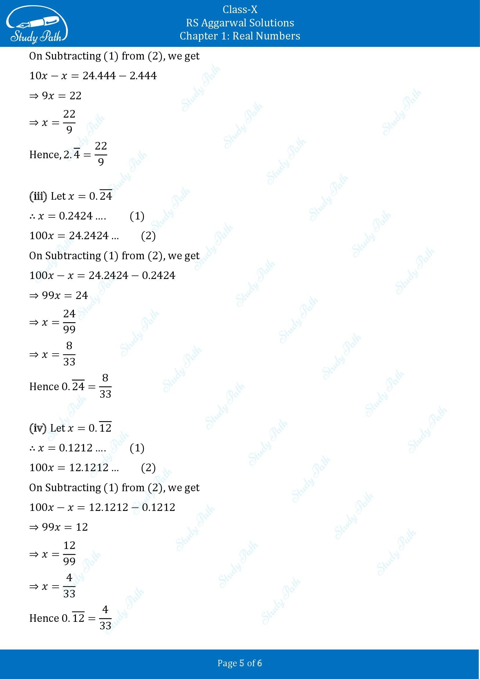 RS Aggarwal Solutions for Class 10 Chapter 1 Real Numbers Exercise 1C 00005
