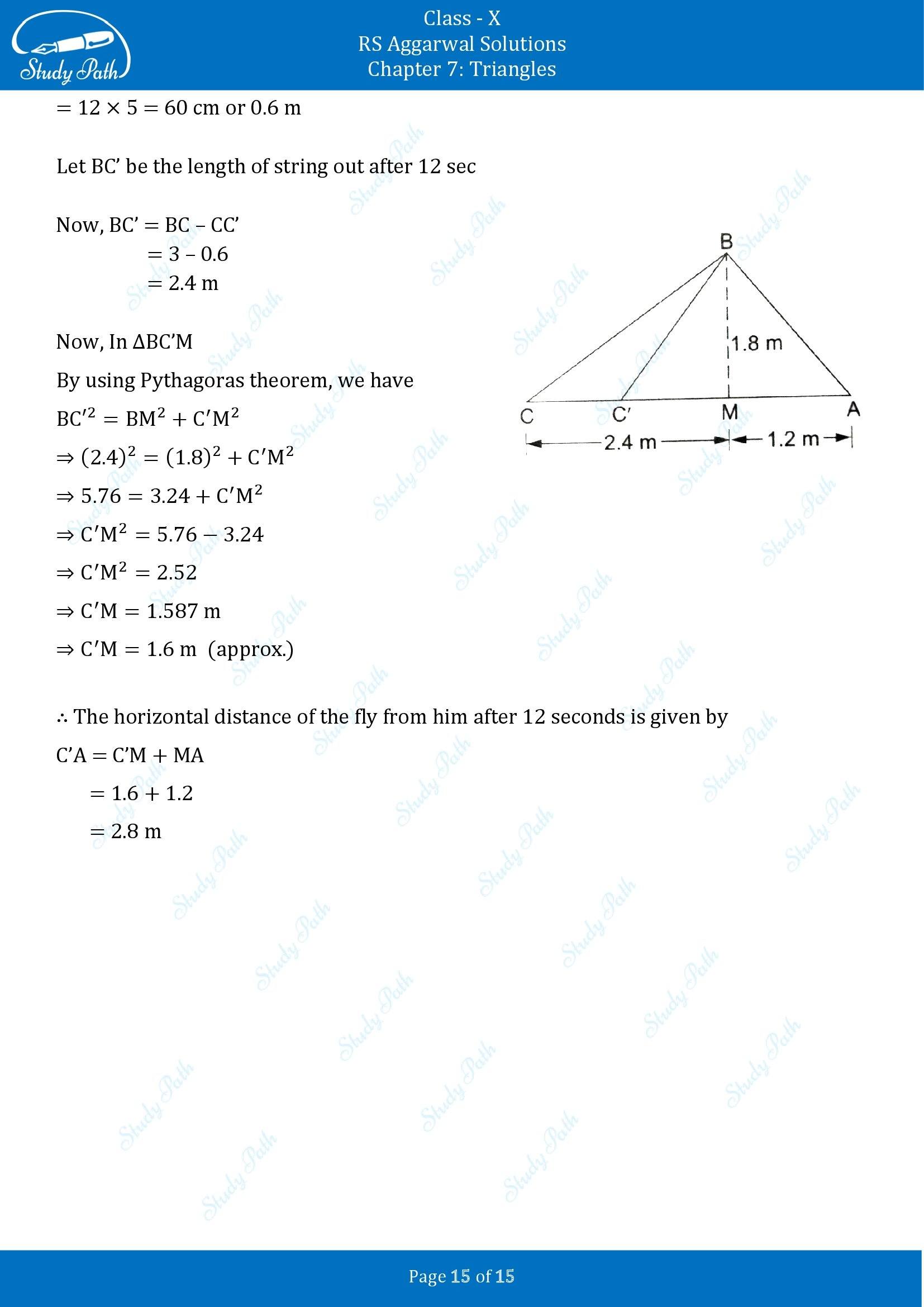 RS Aggarwal Solutions for Class 10 Chapter 7 Triangles Exercise 7D 00015