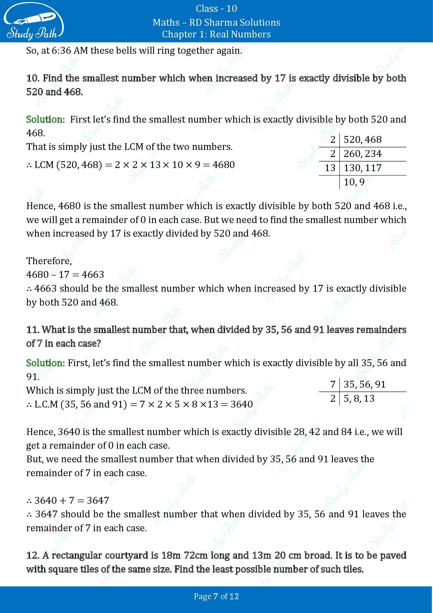 RD Sharma Solutions Class 10 Chapter 1 Real Numbers Exercise 1.2 00007