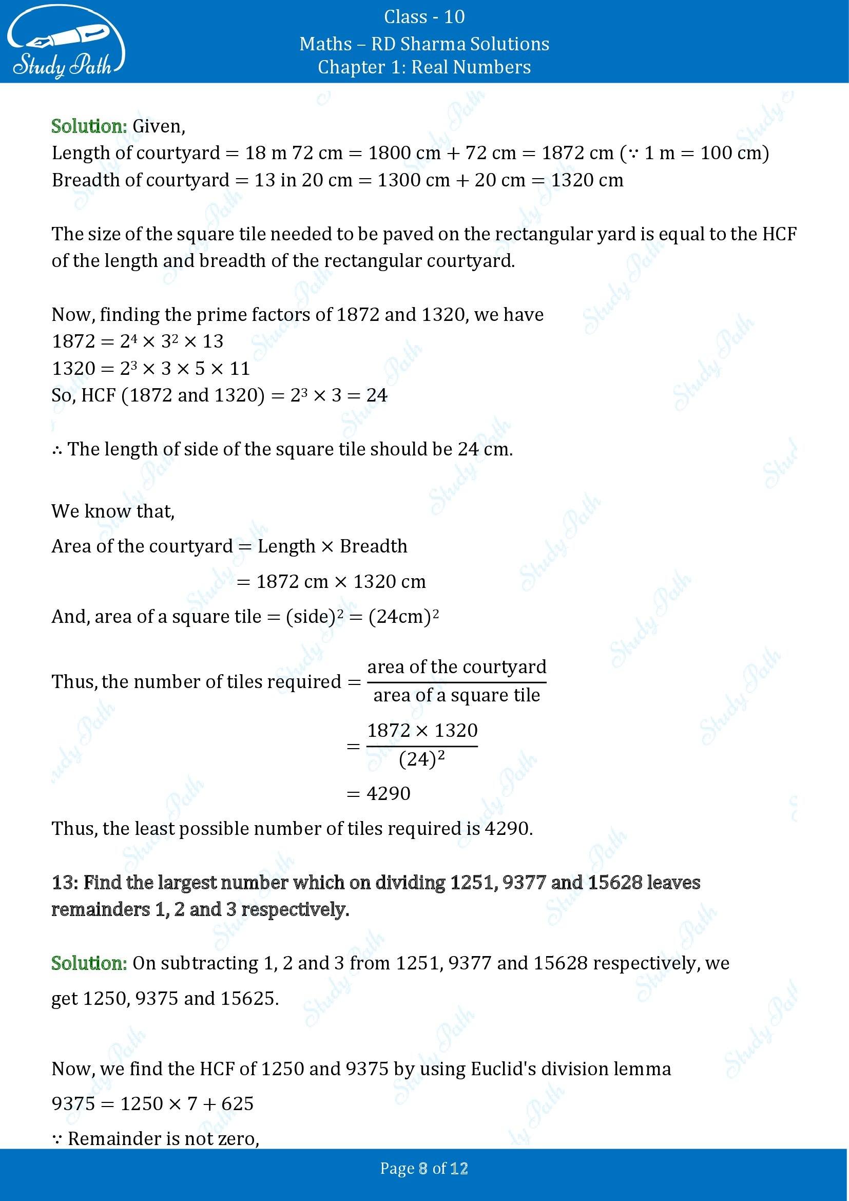 RD Sharma Solutions Class 10 Chapter 1 Real Numbers Exercise 1.2 00008