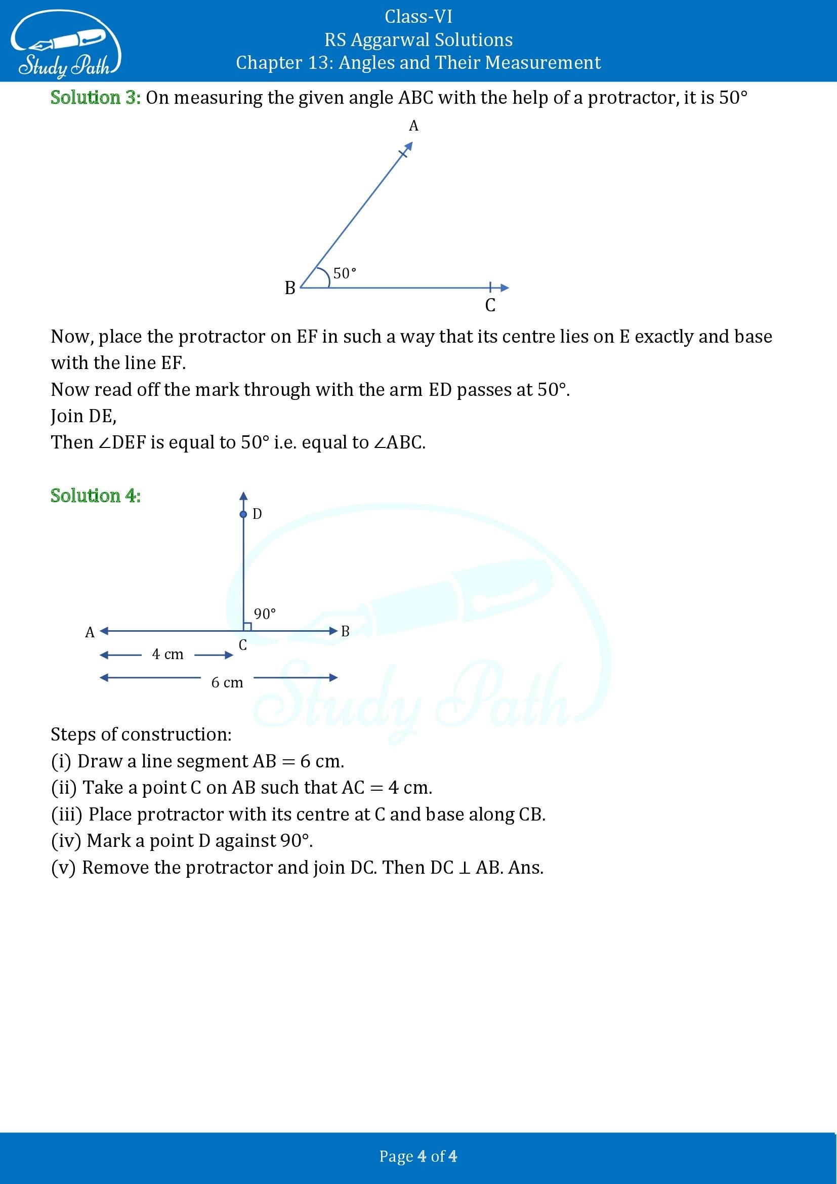 RS Aggarwal Solutions Class 6 Chapter 13 Angles and Their Measurement Exercise 13C 00004