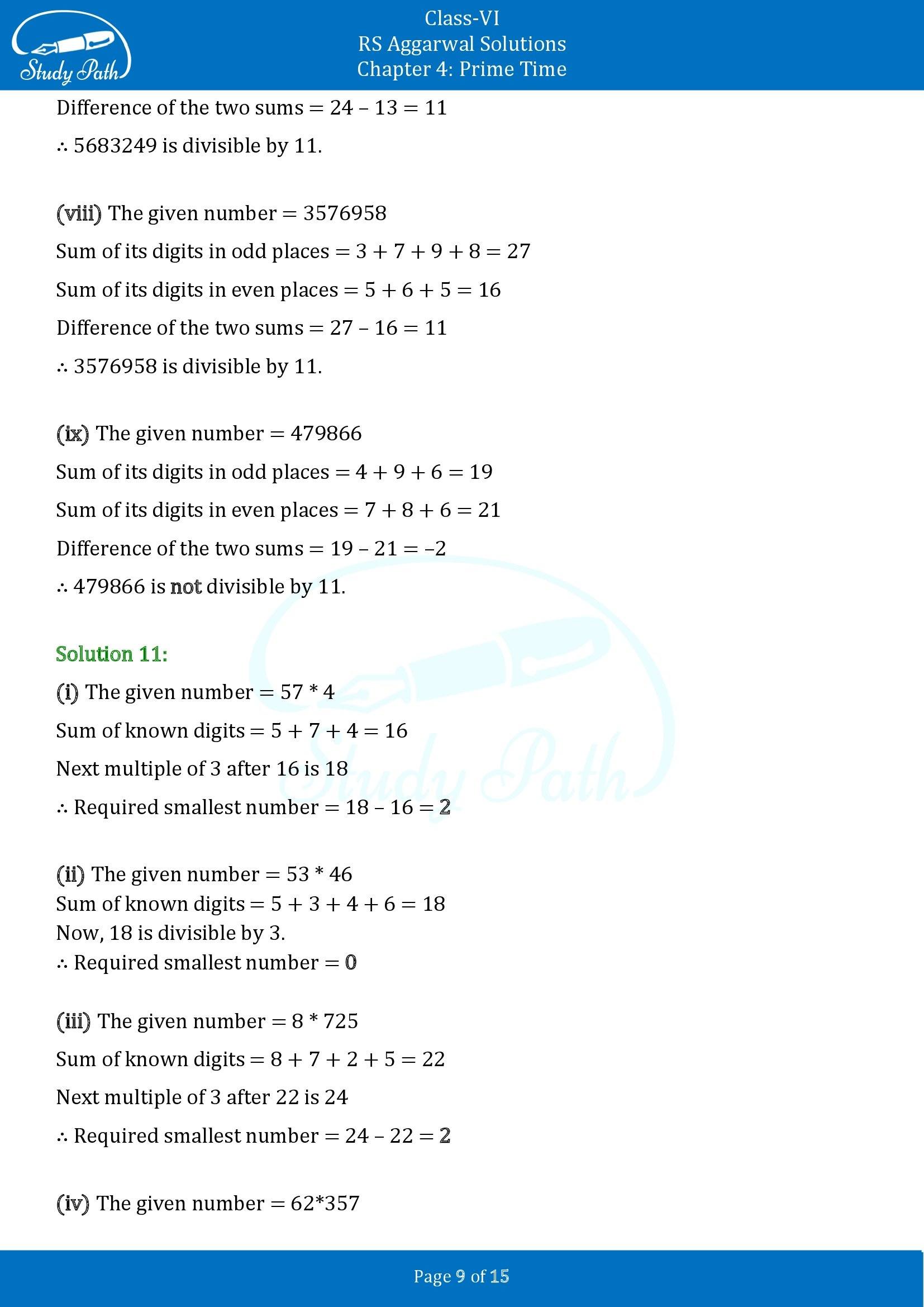 RS Aggarwal Solutions Class 6 Chapter 4 Prime Time Exercise 4B 00009