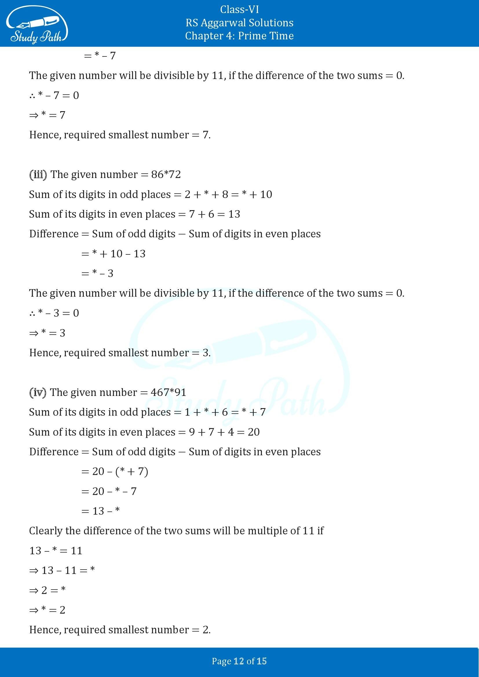 RS Aggarwal Solutions Class 6 Chapter 4 Prime Time Exercise 4B 00012
