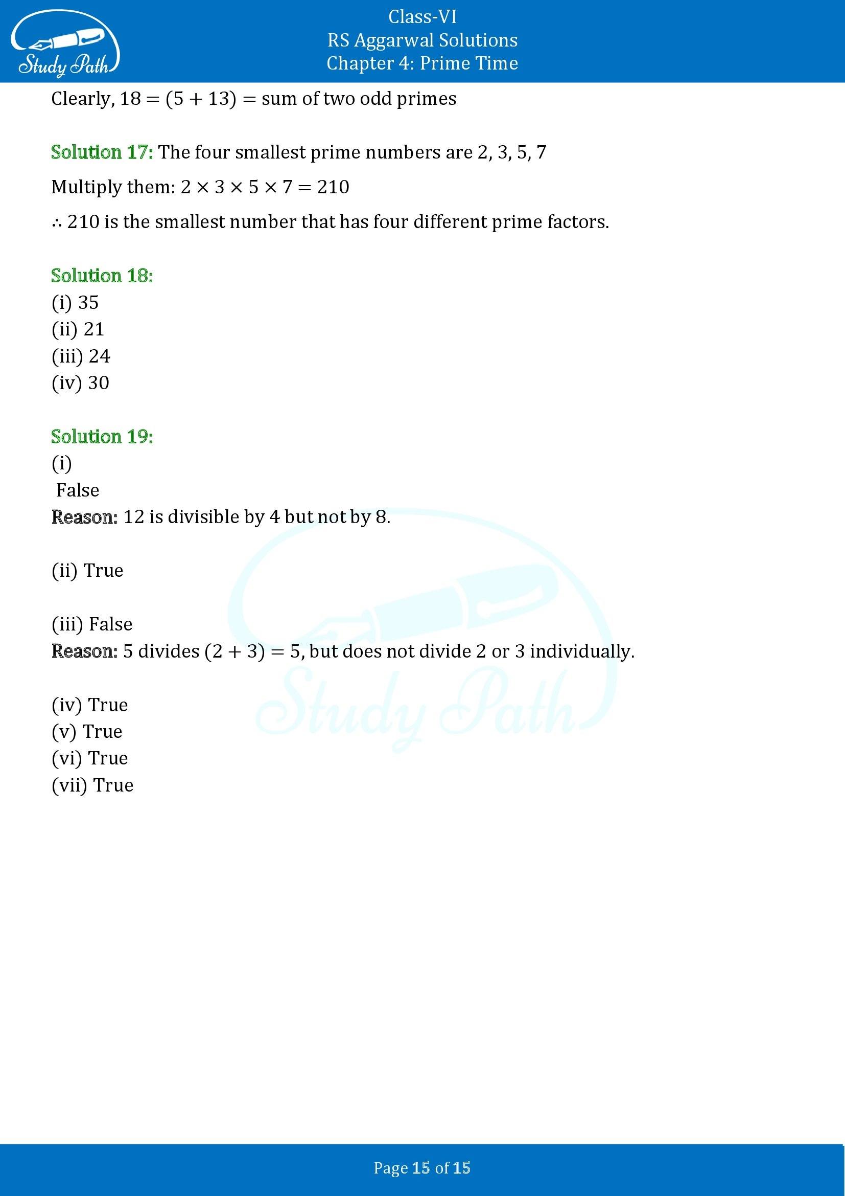 RS Aggarwal Solutions Class 6 Chapter 4 Prime Time Exercise 4B 00015