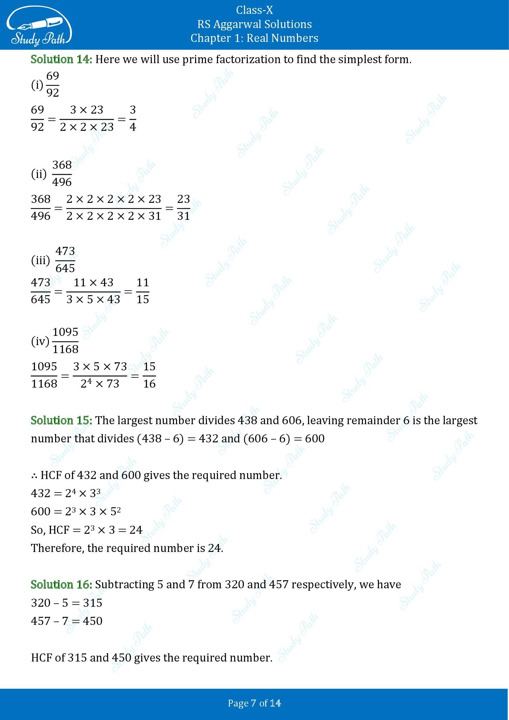 RS Aggarwal Solutions for Class 10 Chapter 1 Real Numbers Exercise 1B 00007