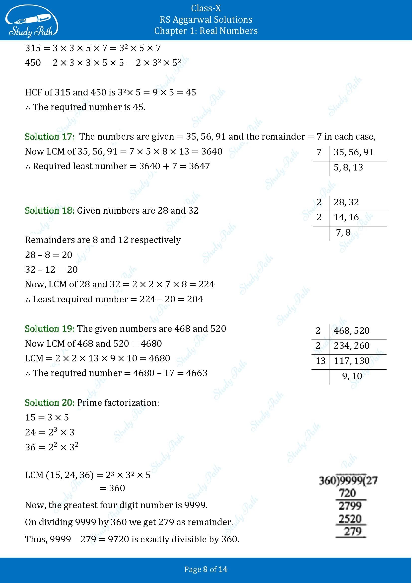 RS Aggarwal Solutions for Class 10 Chapter 1 Real Numbers Exercise 1B 00008