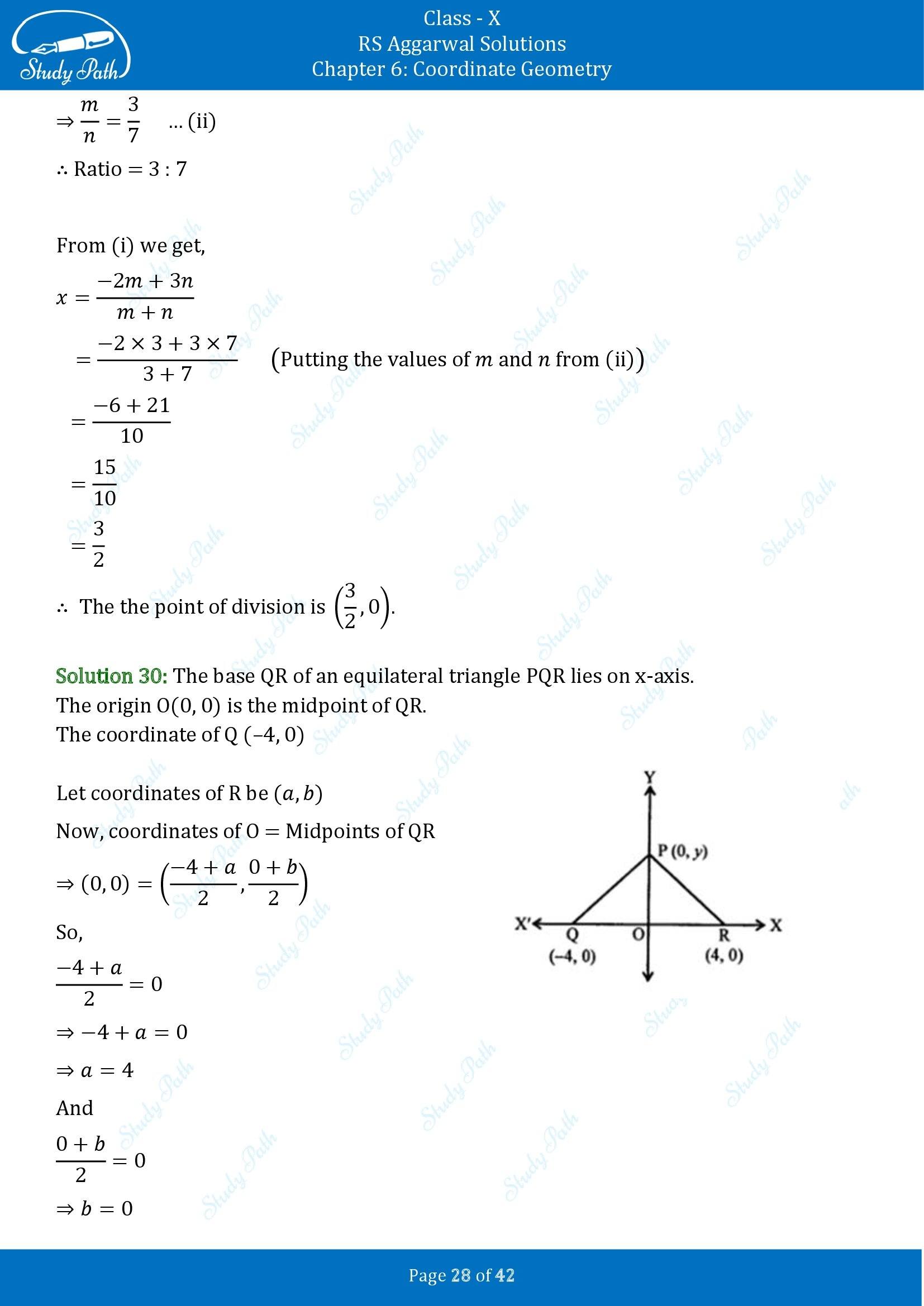 RS Aggarwal Solutions for Class 10 Chapter 6 Coordinate Geometry Exercise 6B 00028