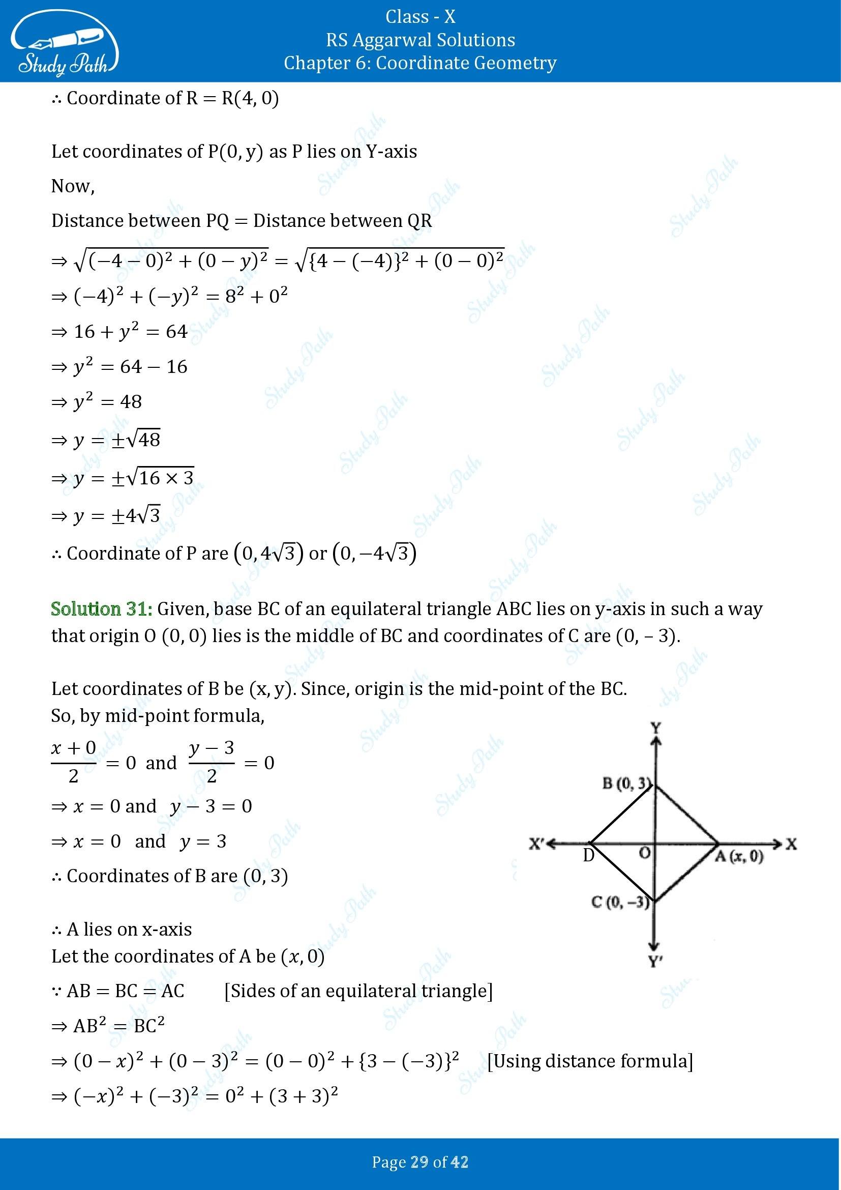 RS Aggarwal Solutions for Class 10 Chapter 6 Coordinate Geometry Exercise 6B 00029