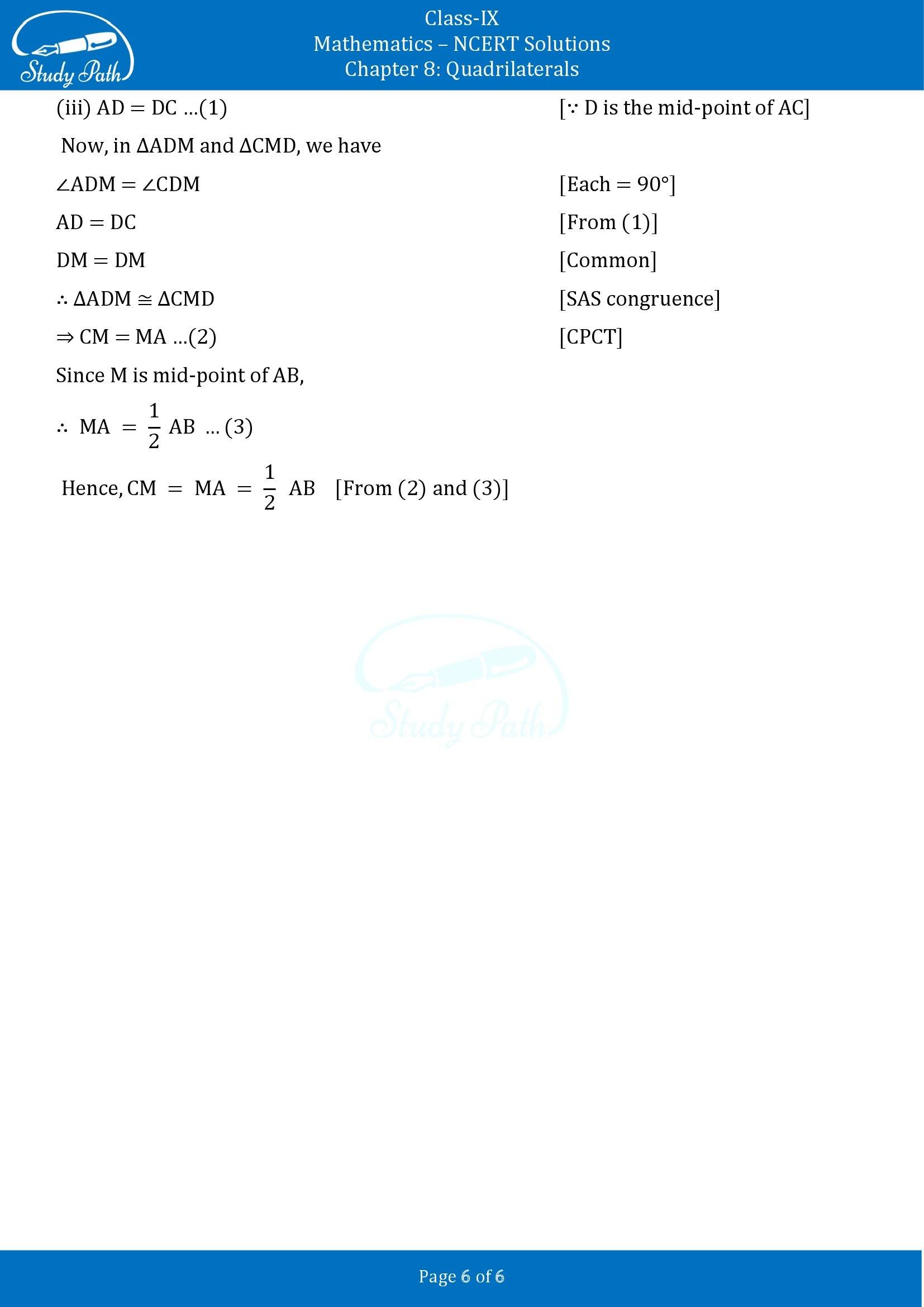 NCERT Solutions for Class 9 Maths Chapter 8 Quadrilaterals Exercise 8.2 00006