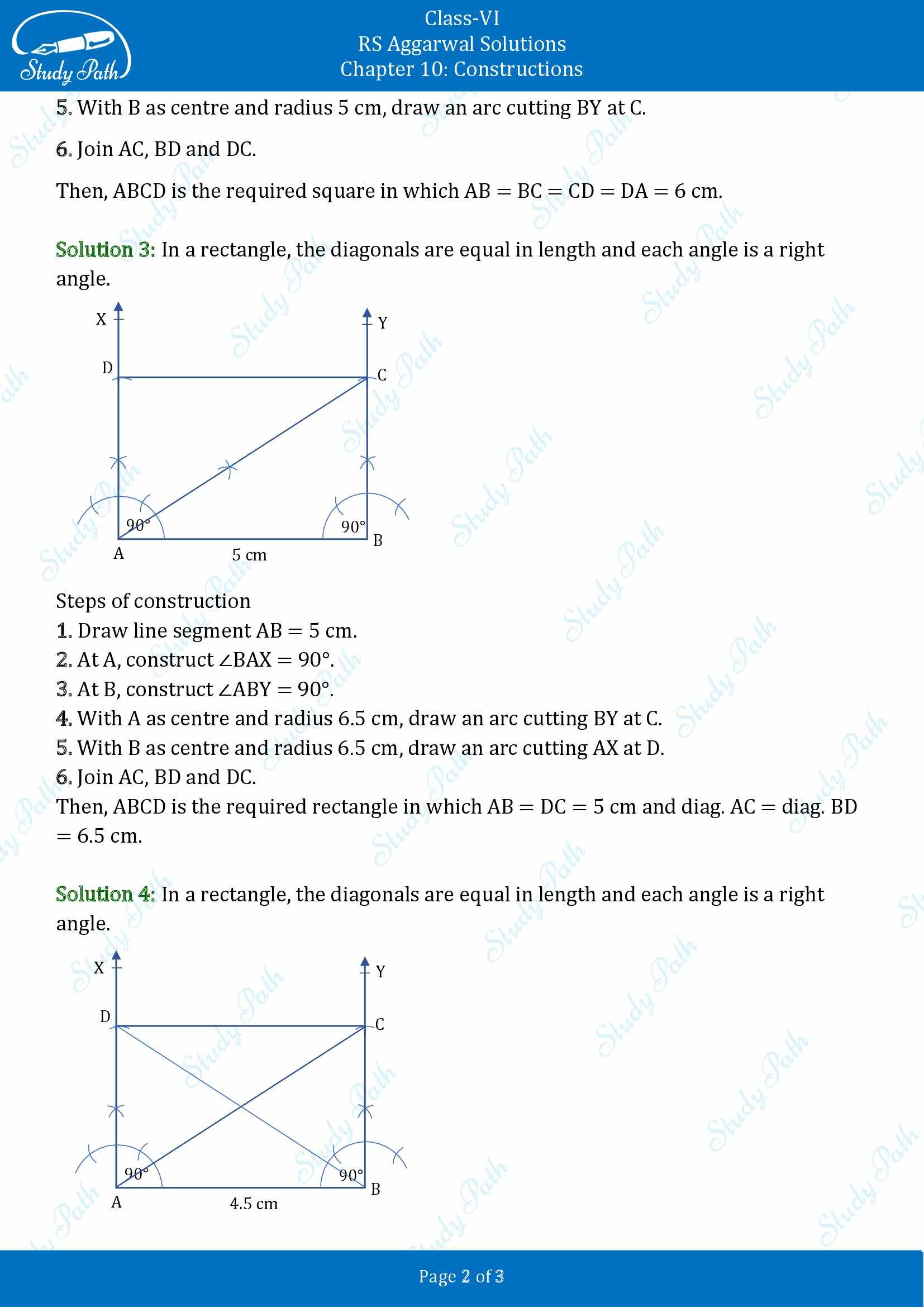 RS Aggarwal Solutions Class 6 Chapter 10 Constructions Exercise 10C 00002