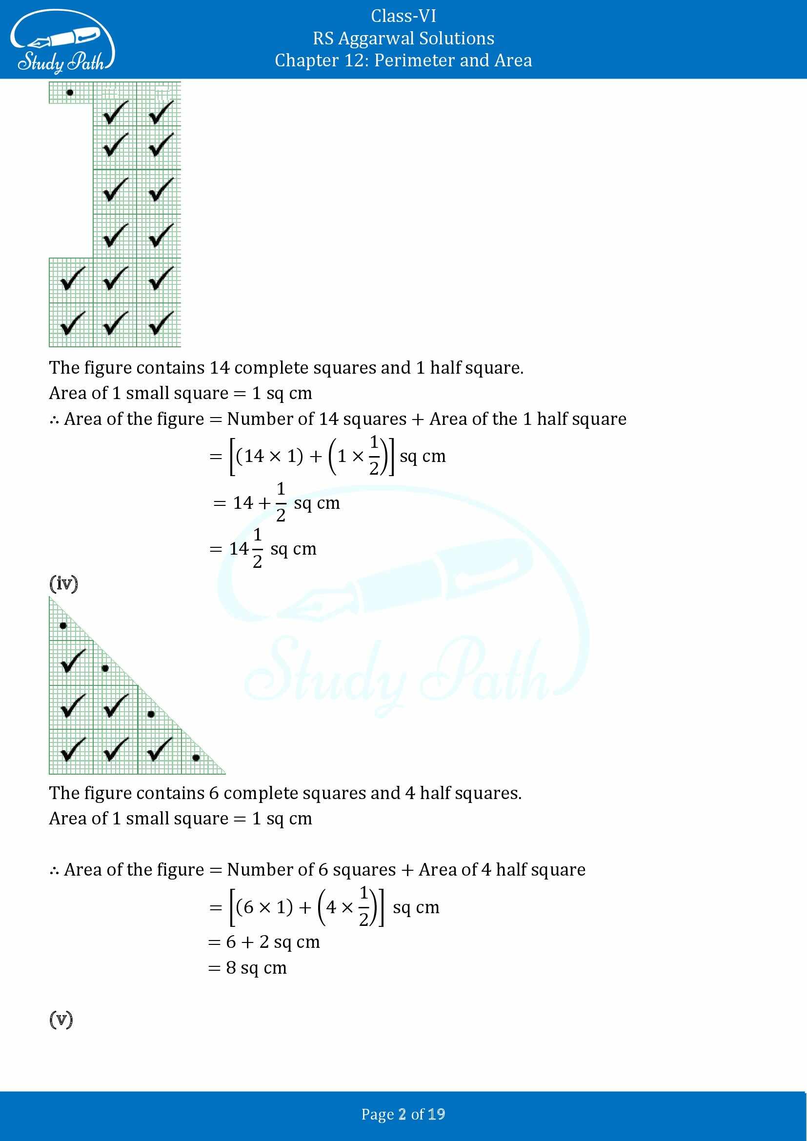 RS Aggarwal Solutions Class 6 Chapter 12 Perimeter and Area Exercise 12E 00002