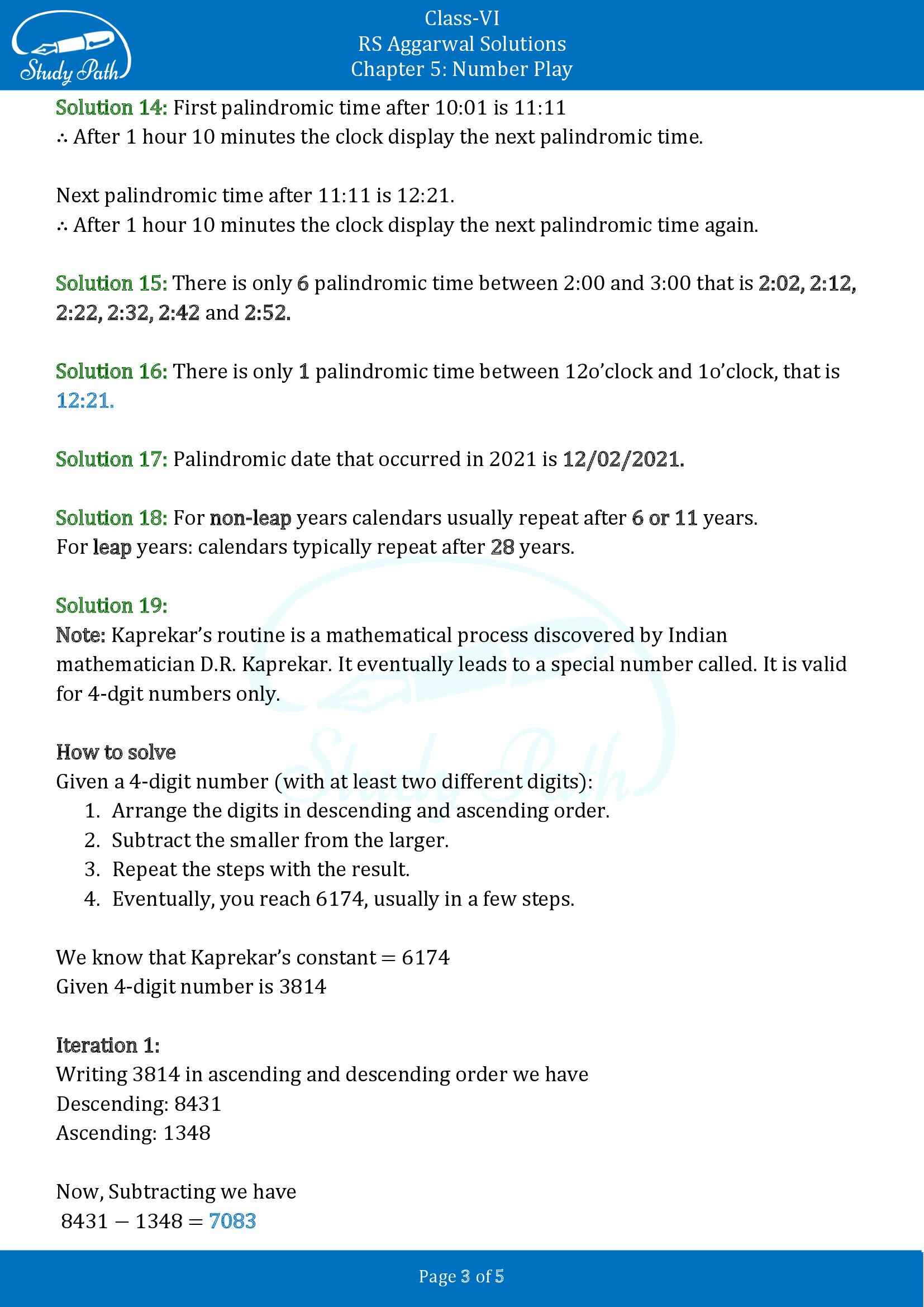 RS Aggarwal Solutions Class 6 Chapter 5 Number Play Exercise 5 00003