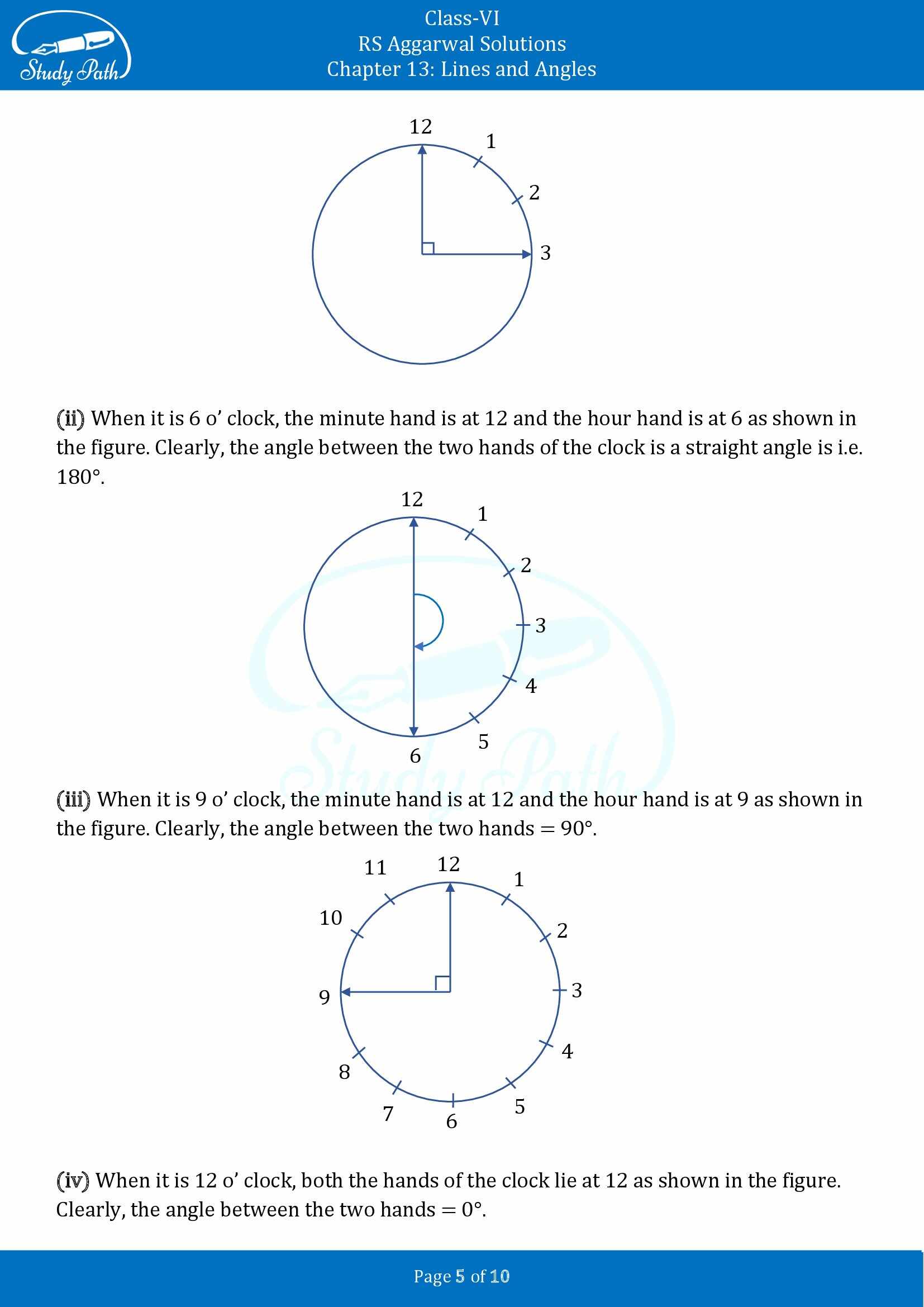RS Aggarwal Solutions Class 6 Chapter 9 Lines and Angles Exercise 9B 00005