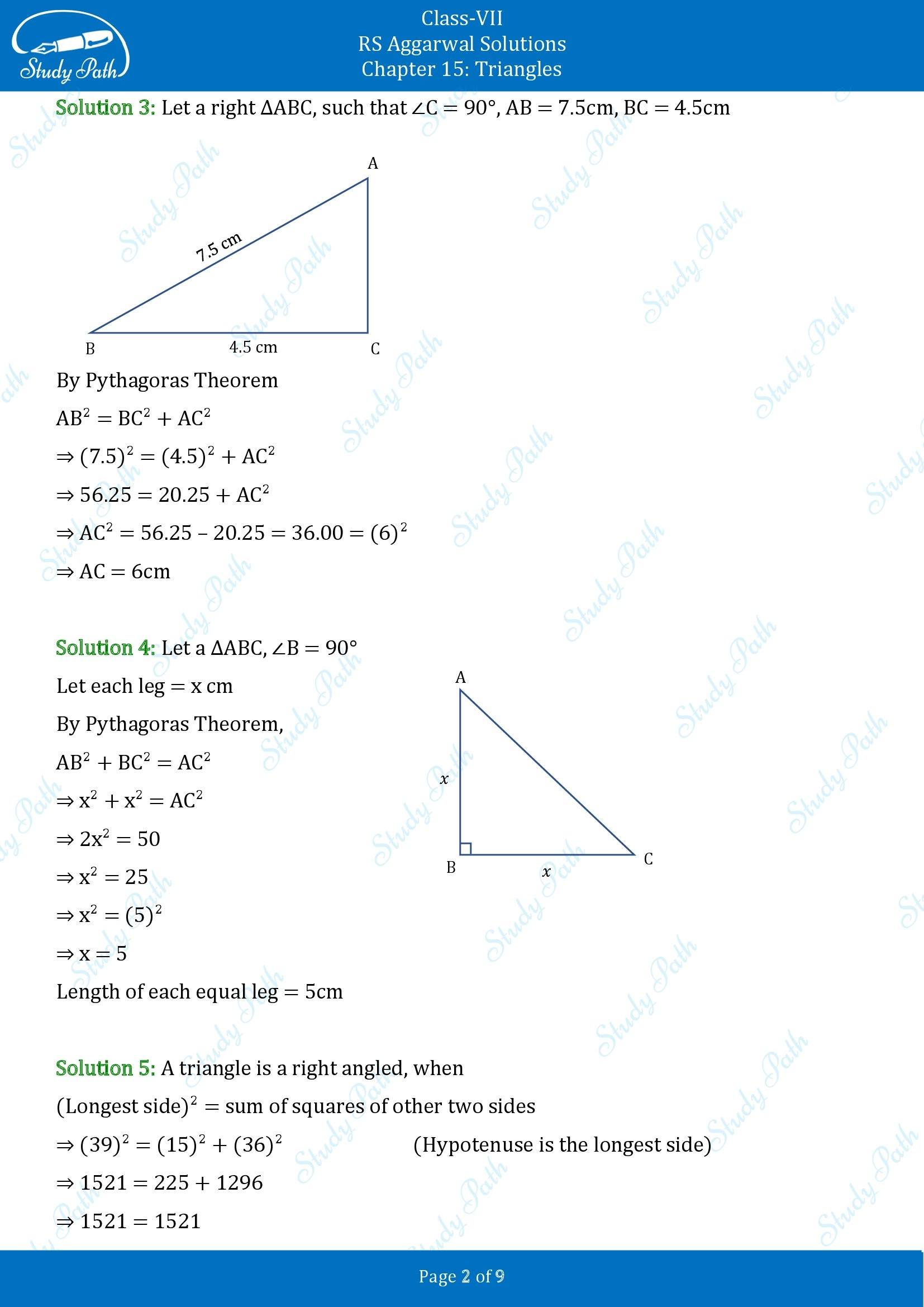 RS Aggarwal Solutions Class 7 Chapter 15 Triangles Exercise 15D 00002
