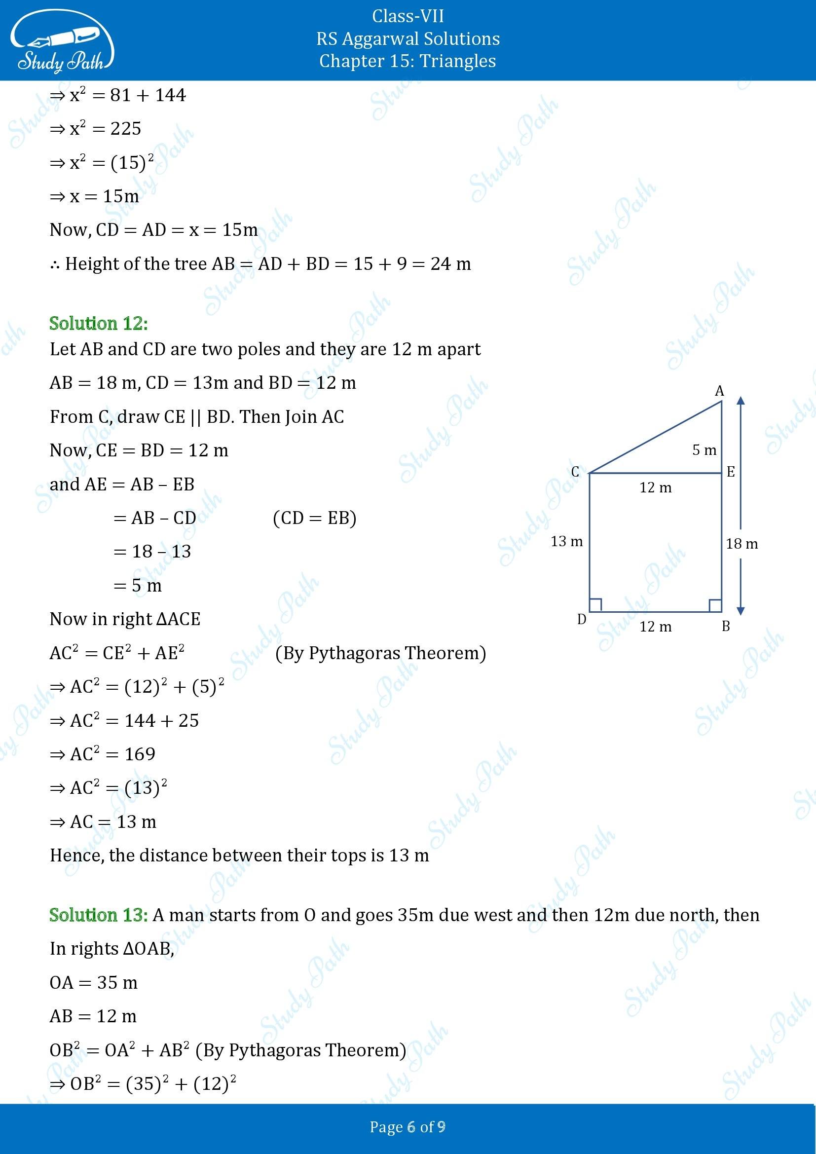 RS Aggarwal Solutions Class 7 Chapter 15 Triangles Exercise 15D 00006
