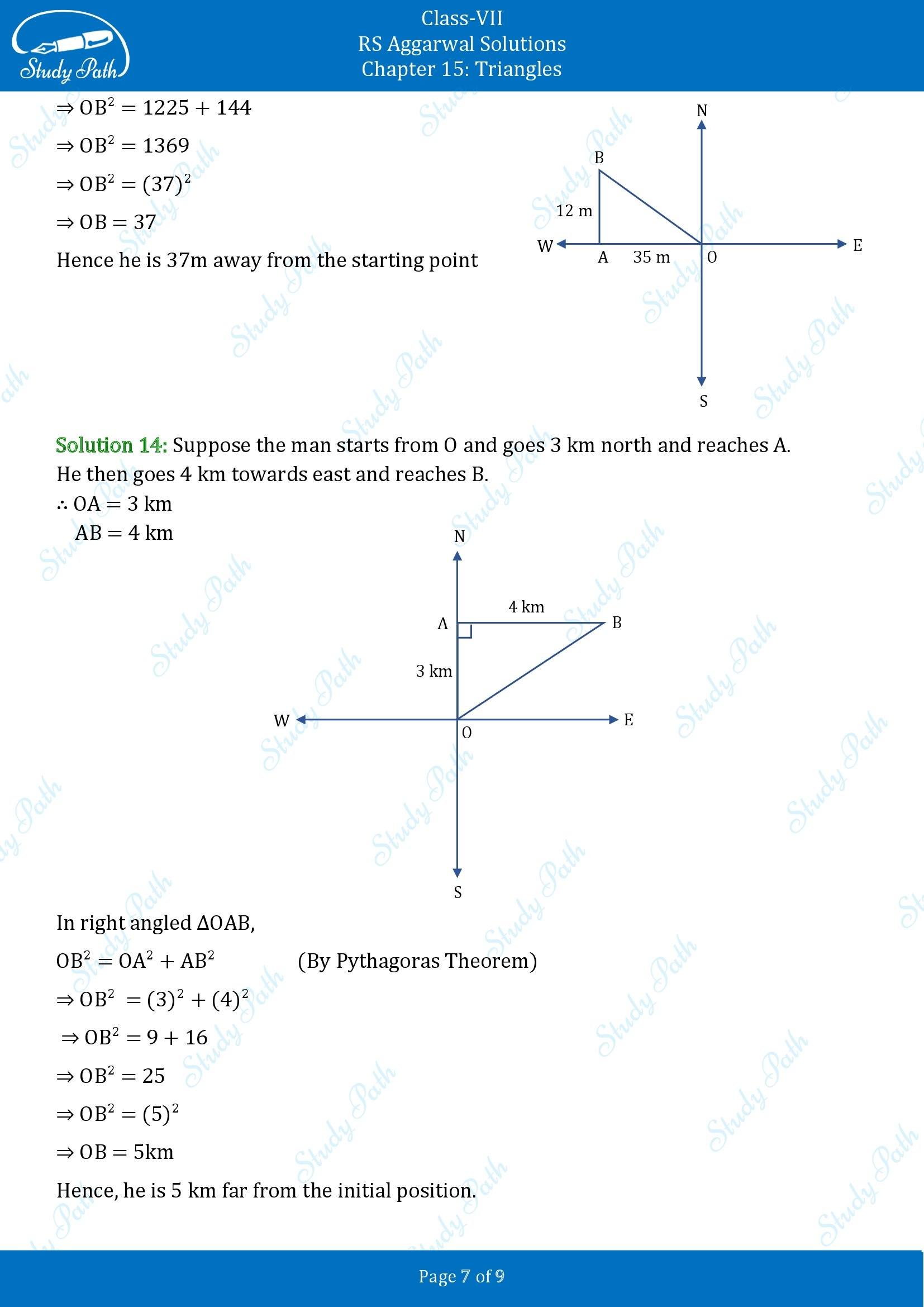 RS Aggarwal Solutions Class 7 Chapter 15 Triangles Exercise 15D 00007