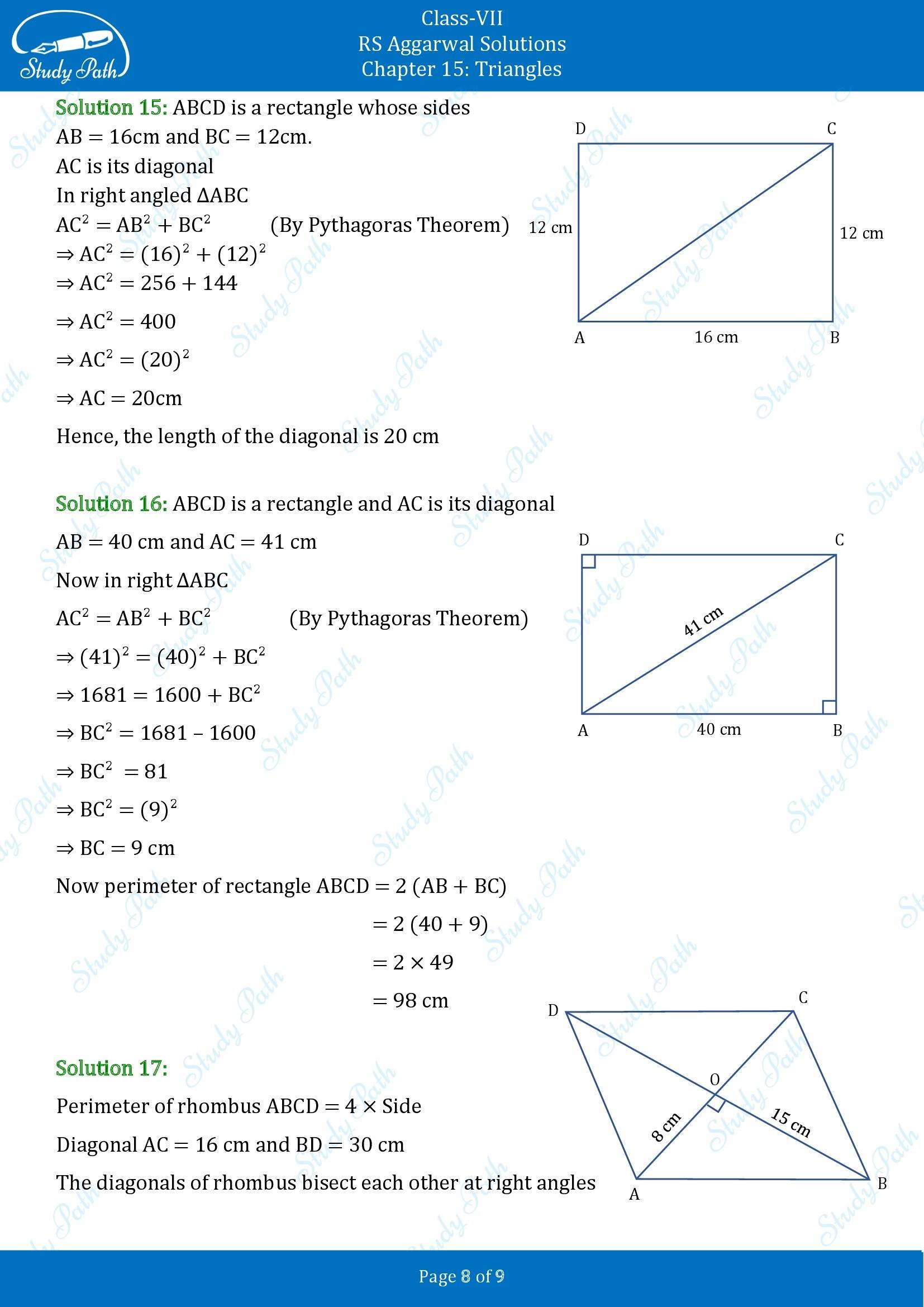 RS Aggarwal Solutions Class 7 Chapter 15 Triangles Exercise 15D 00008