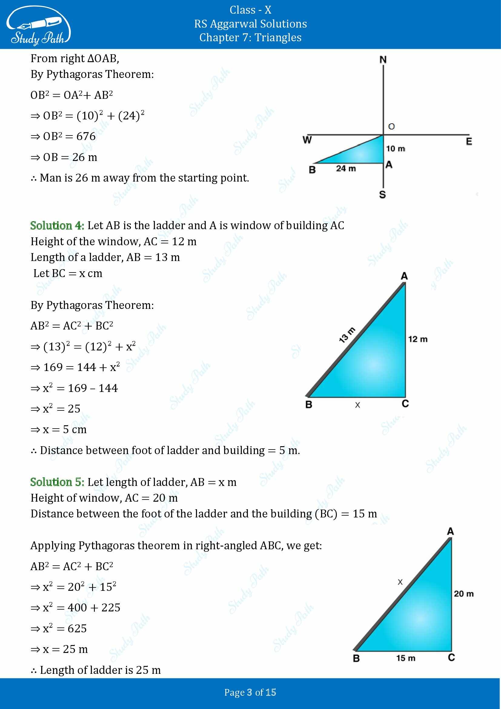 RS Aggarwal Solutions for Class 10 Chapter 7 Triangles Exercise 7D 00003