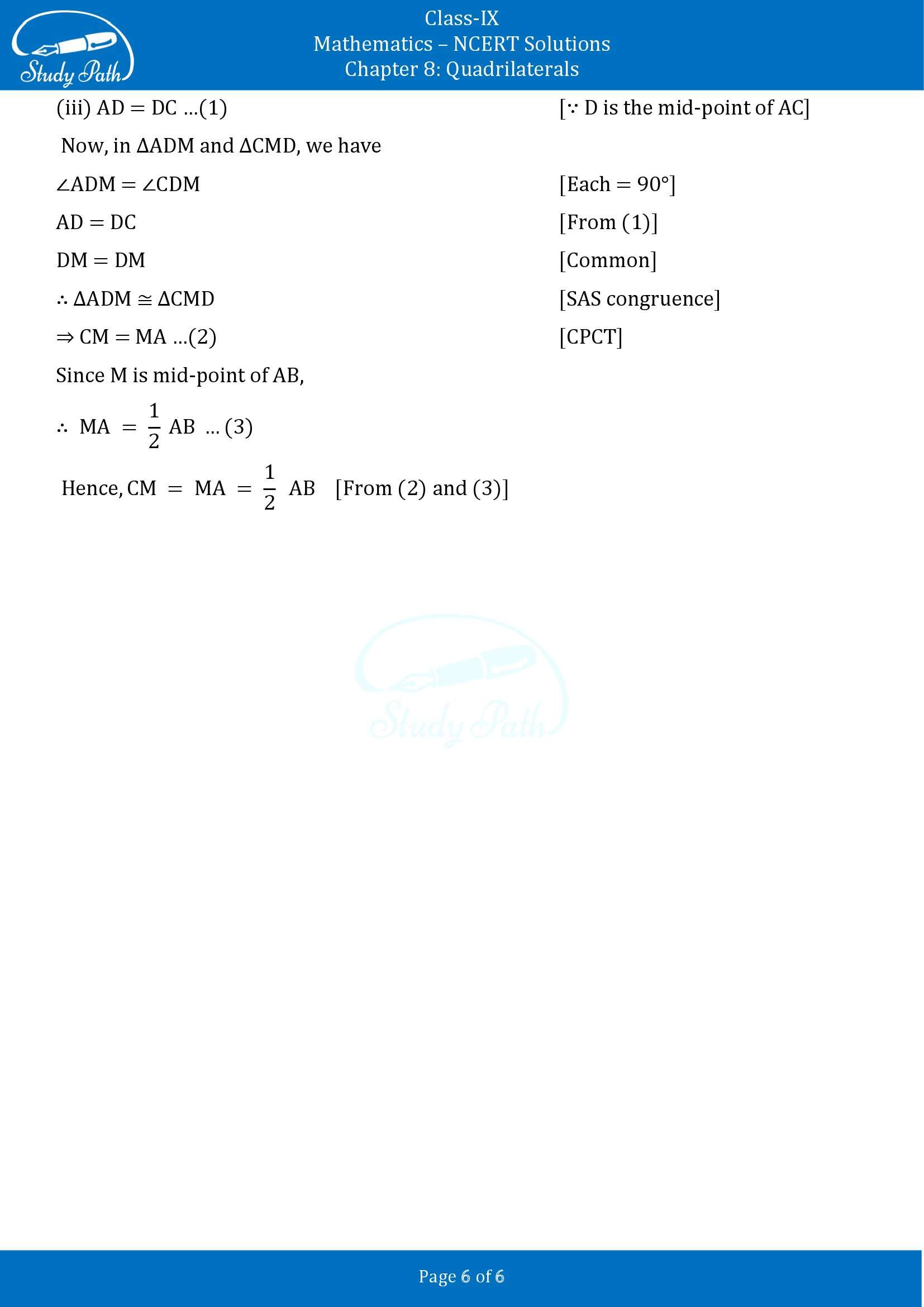NCERT Solutions for Class 9 Maths Chapter 8 Quadrilaterals Exercise 8.2 00006