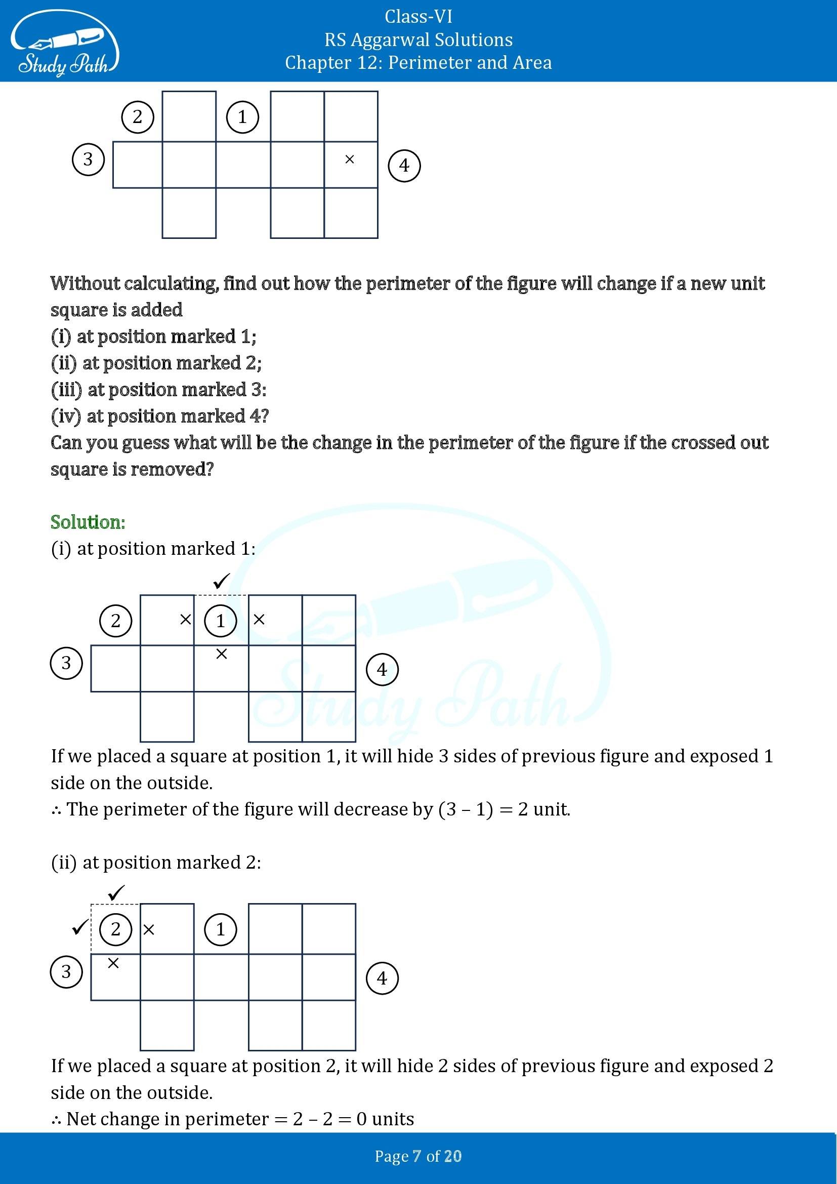 RS Aggarwal Solutions Class 6 Chapter 12 Perimeter and Area Exercise 12E 00007