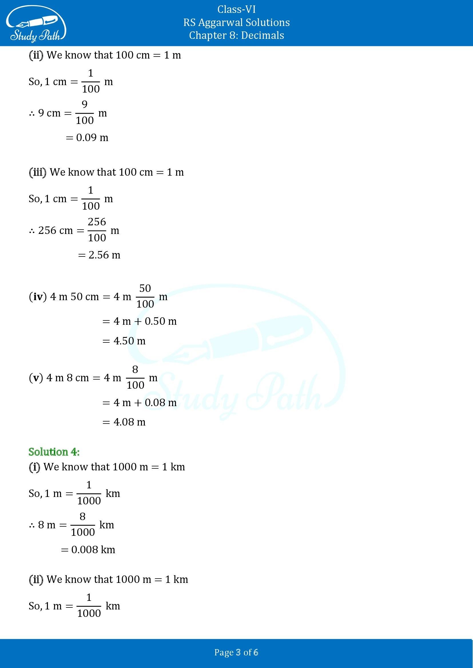 RS Aggarwal Solutions Class 6 Chapter 8 Decimals Exercise 8C 00003